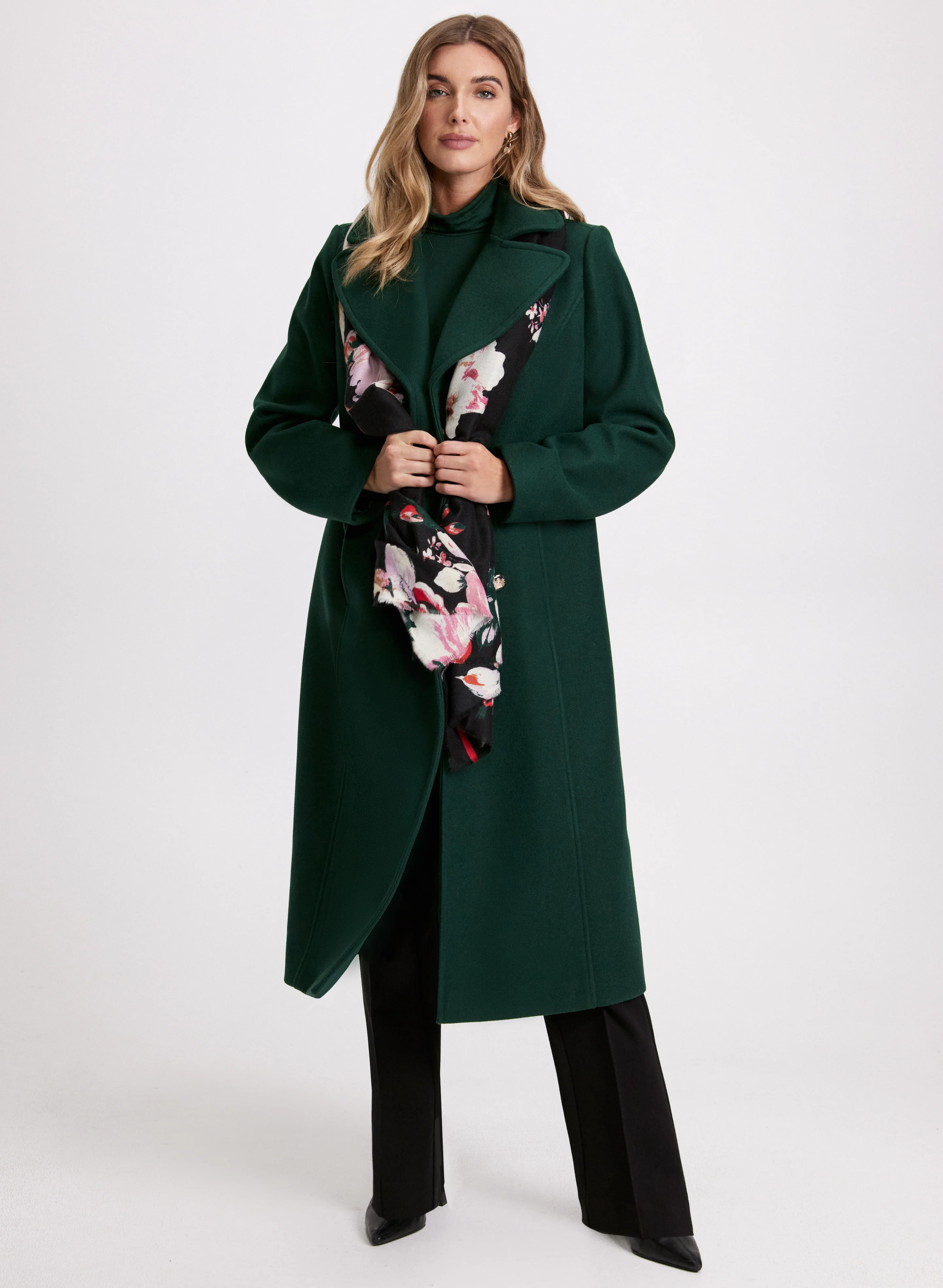 Stretch Wool Blend Coat - Image 2