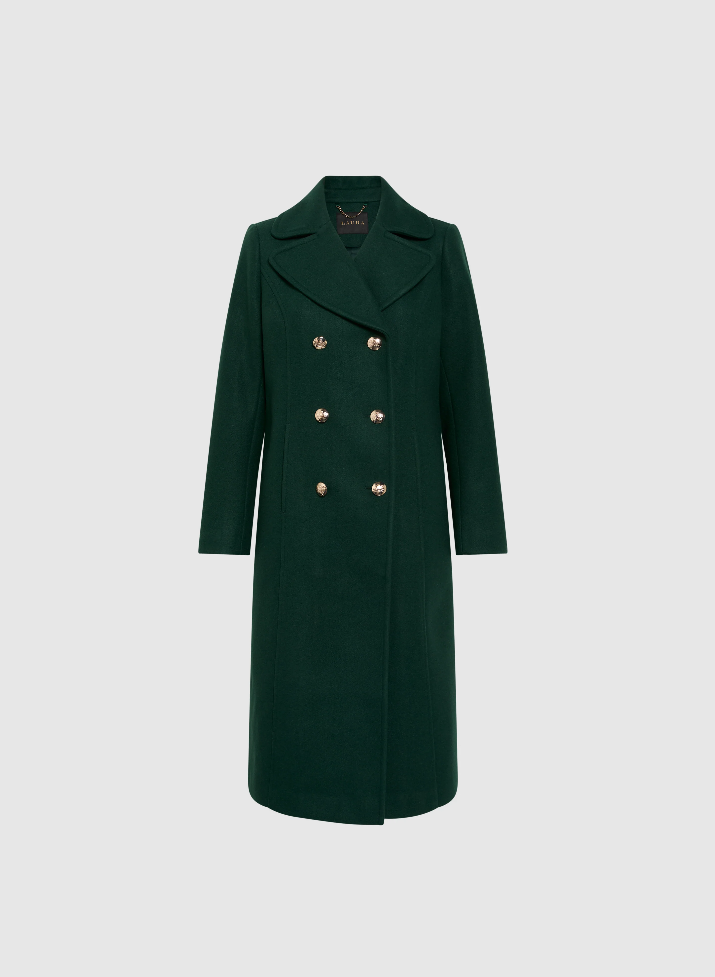Stretch Wool Blend Coat - Image 5