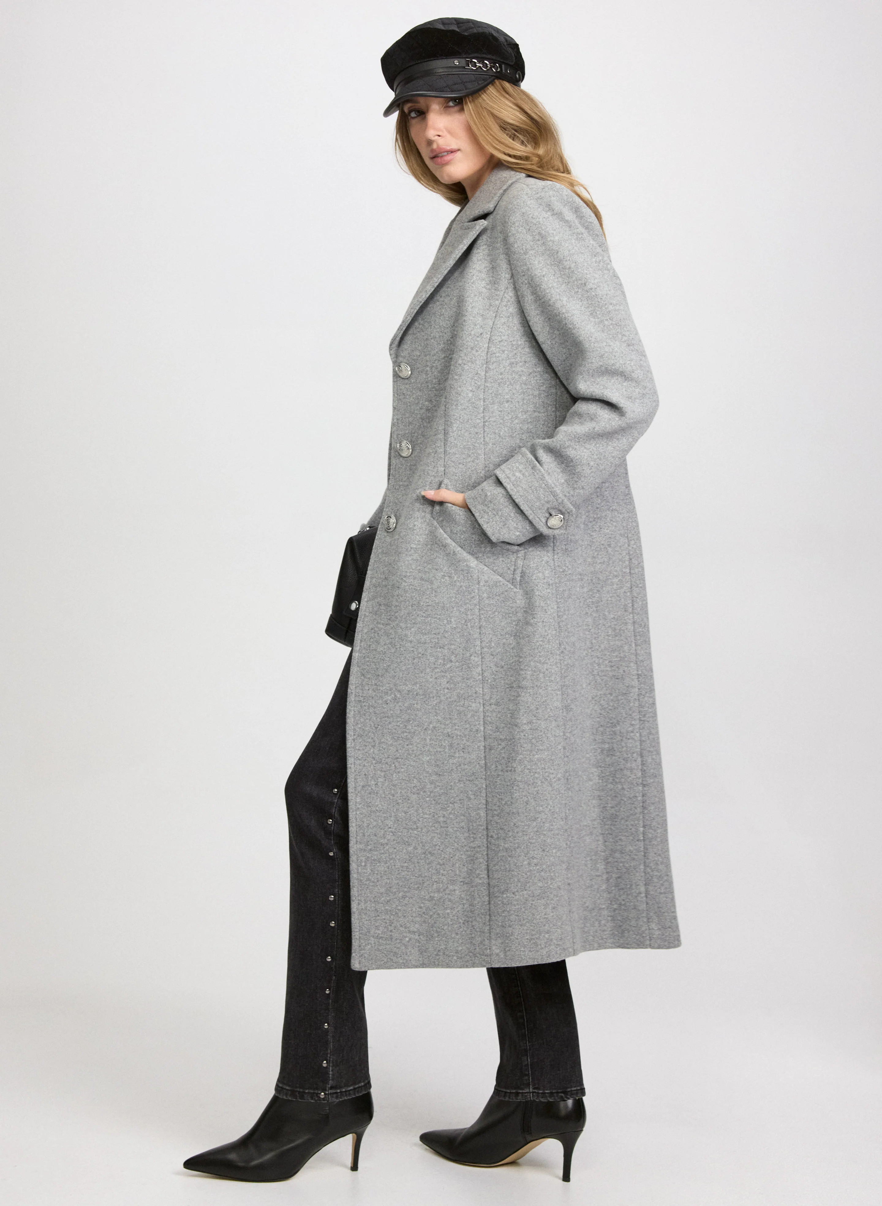 Stretch Wool-Blend Coat - Image 2