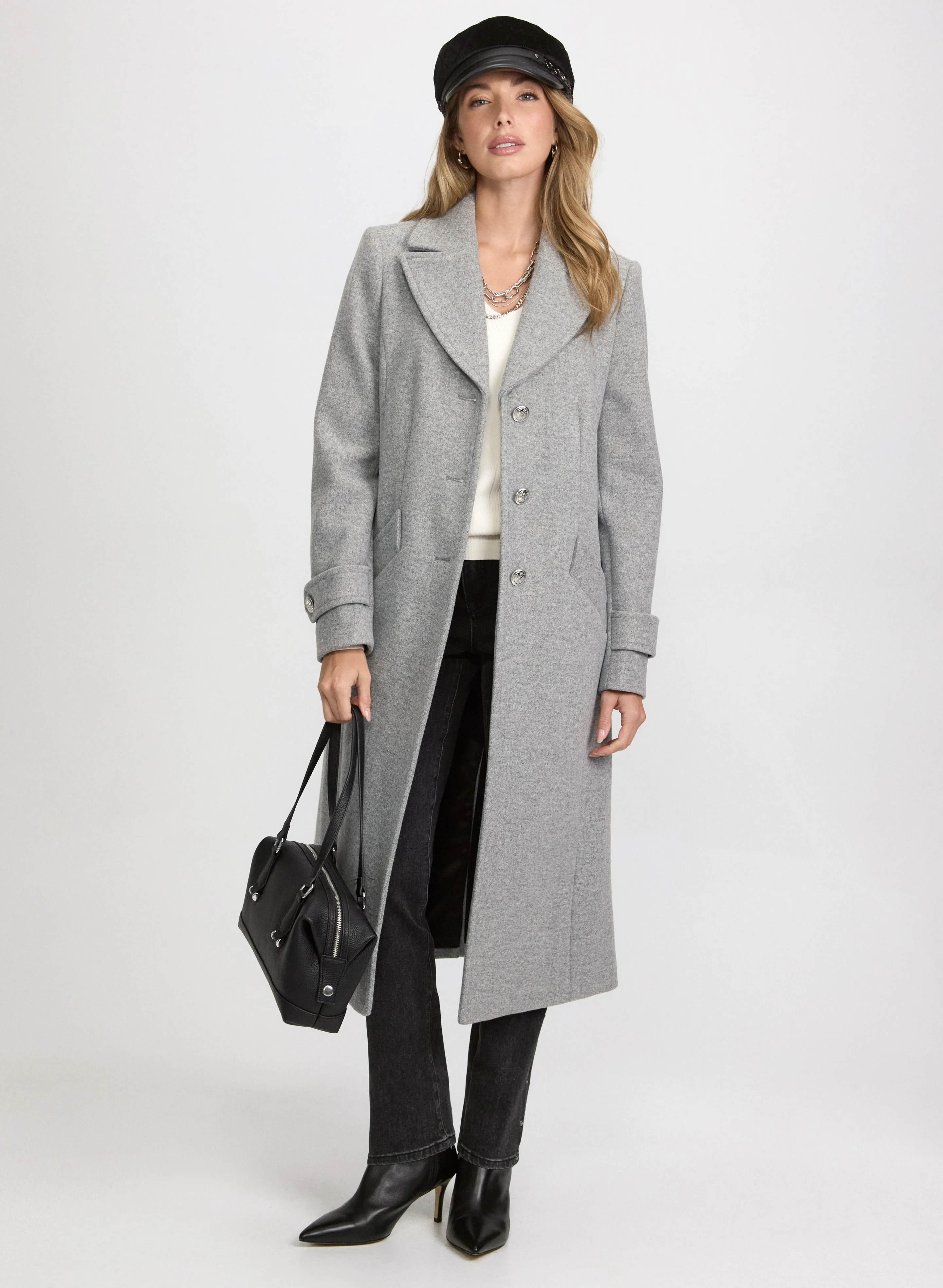 Stretch Wool-Blend Coat - Image 5