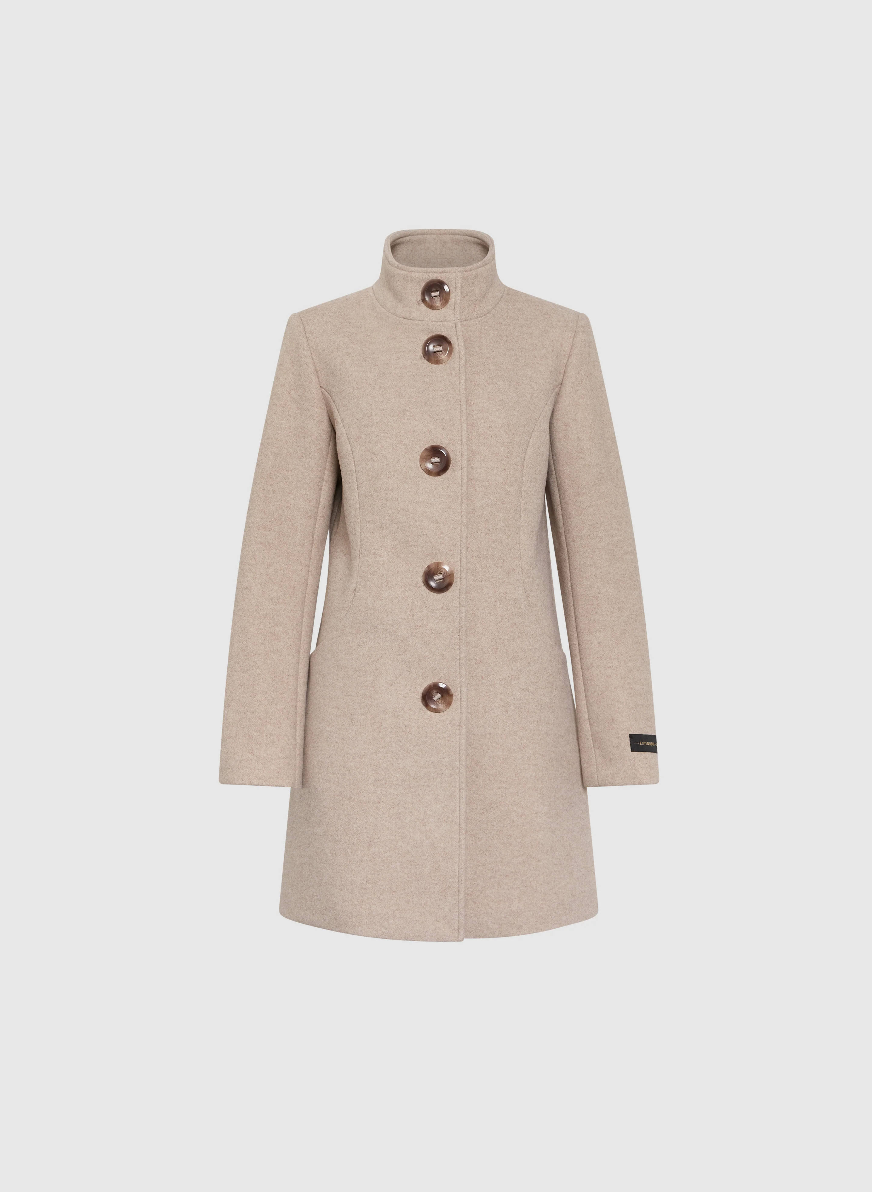 Stretch Wool Blend Coat - Image 6