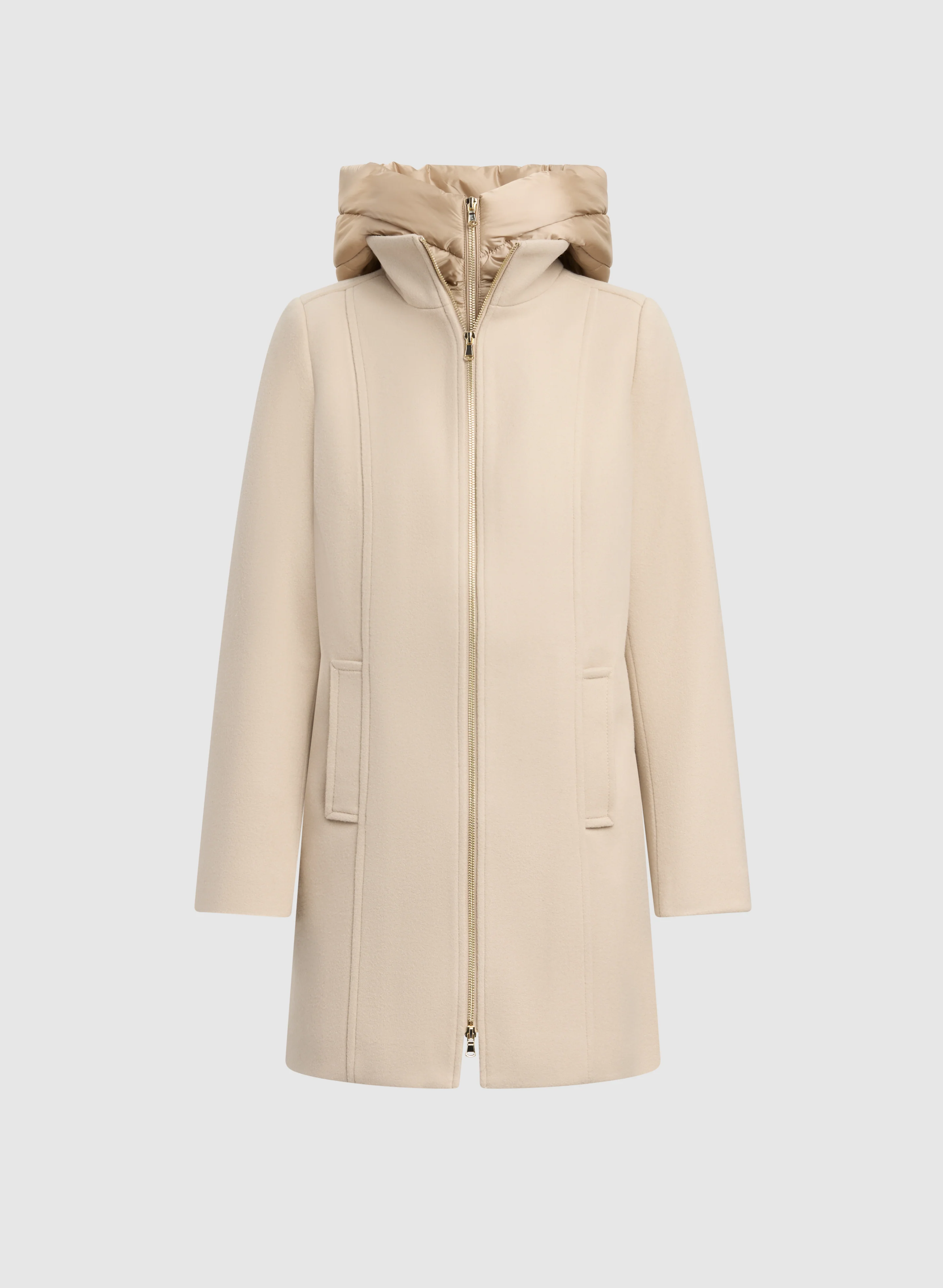 Stretch Wool Blend Coat - Image 7