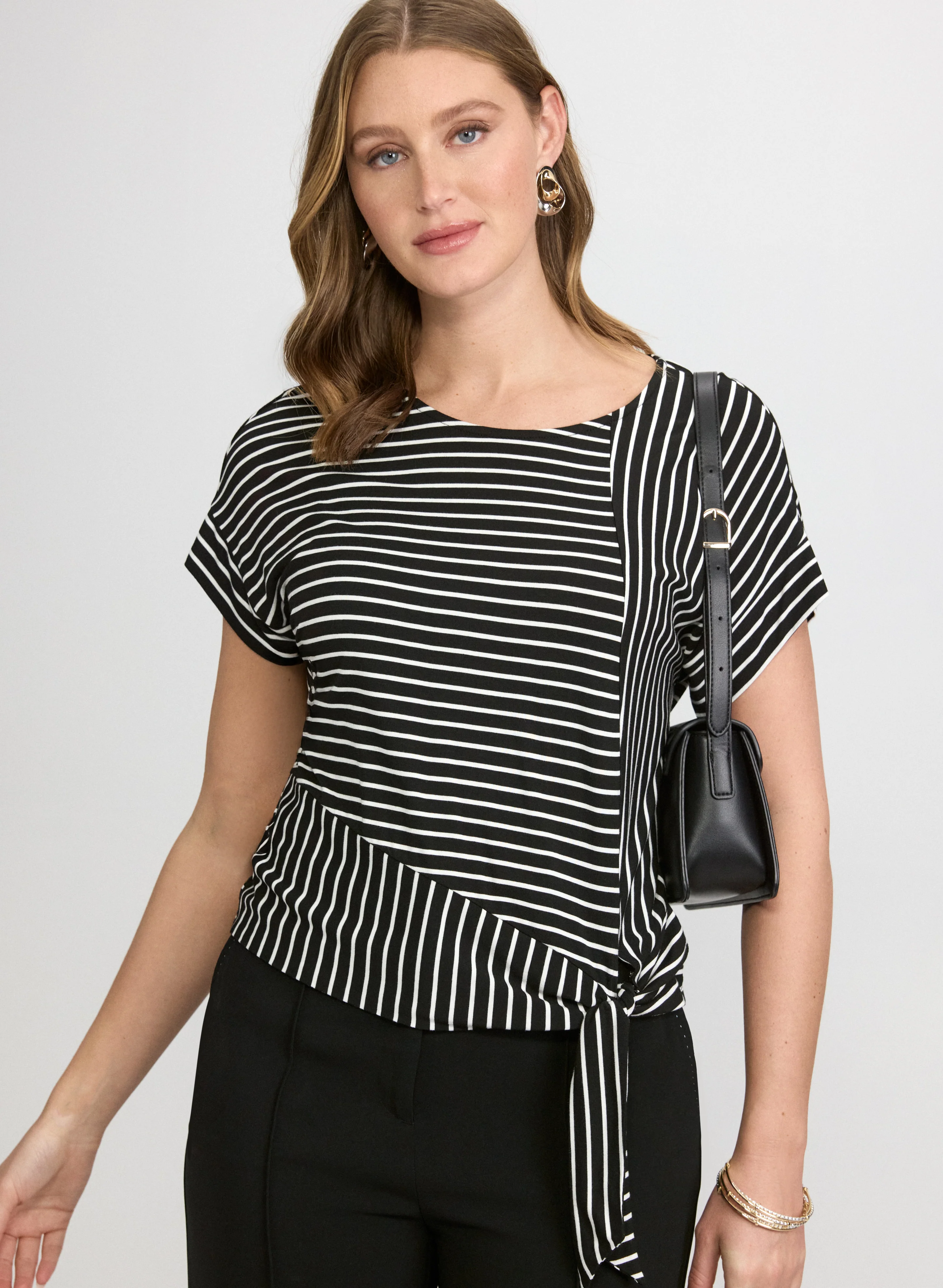 Stripe Crew Neck T-Shirt