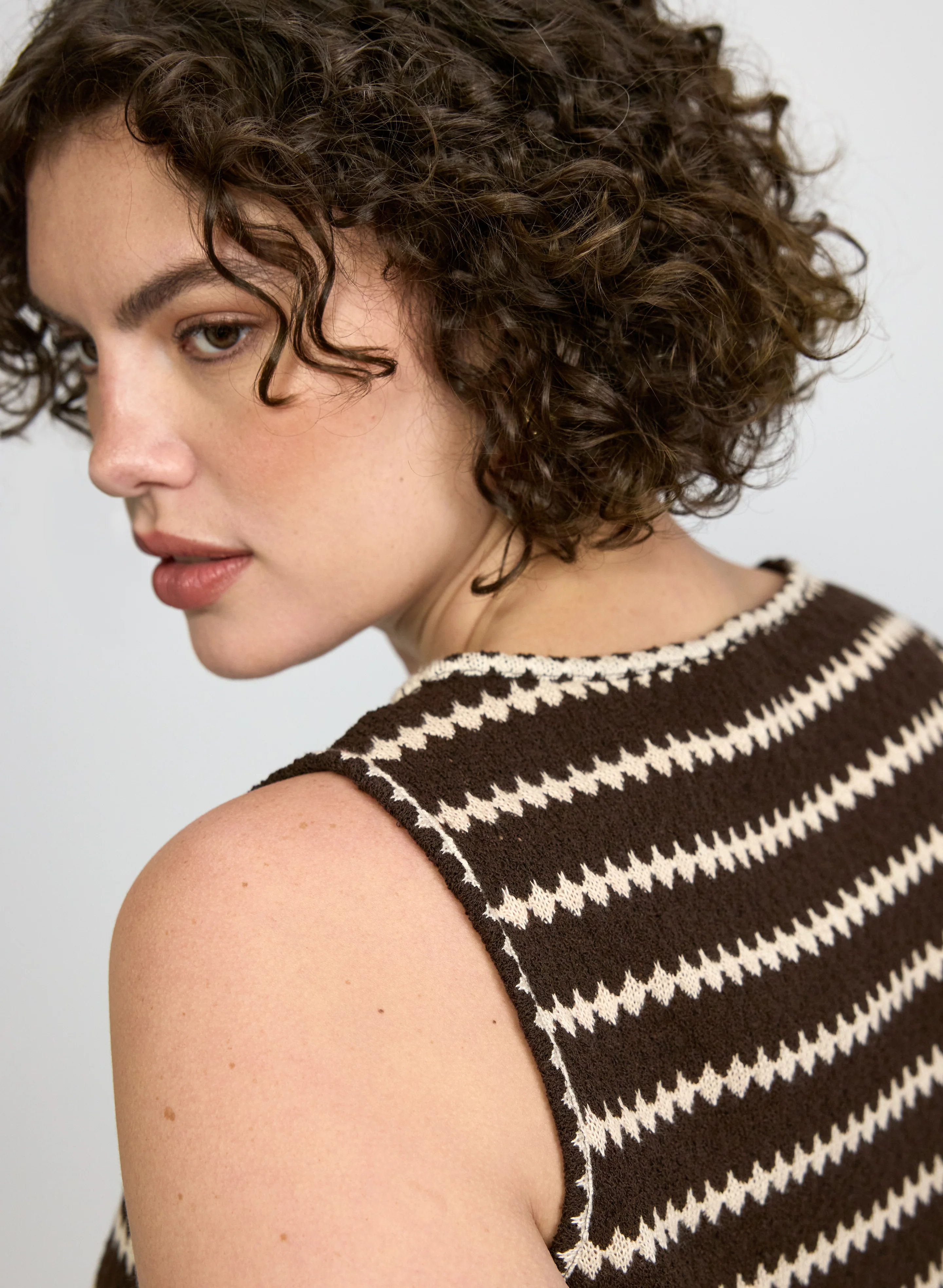 Stripe Crochet Cami - Image 4