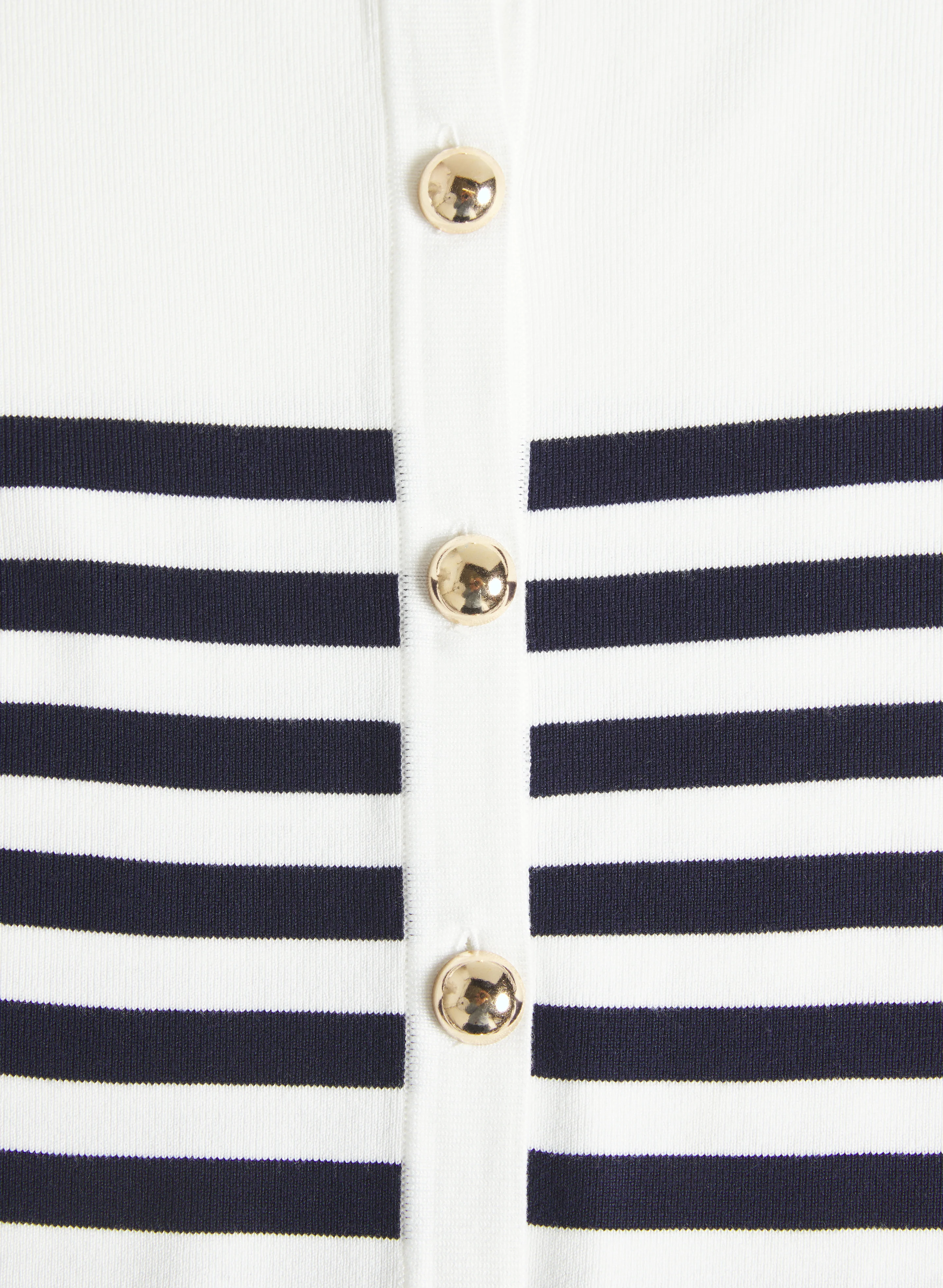 Stripe Knit Cardigan - Image 7