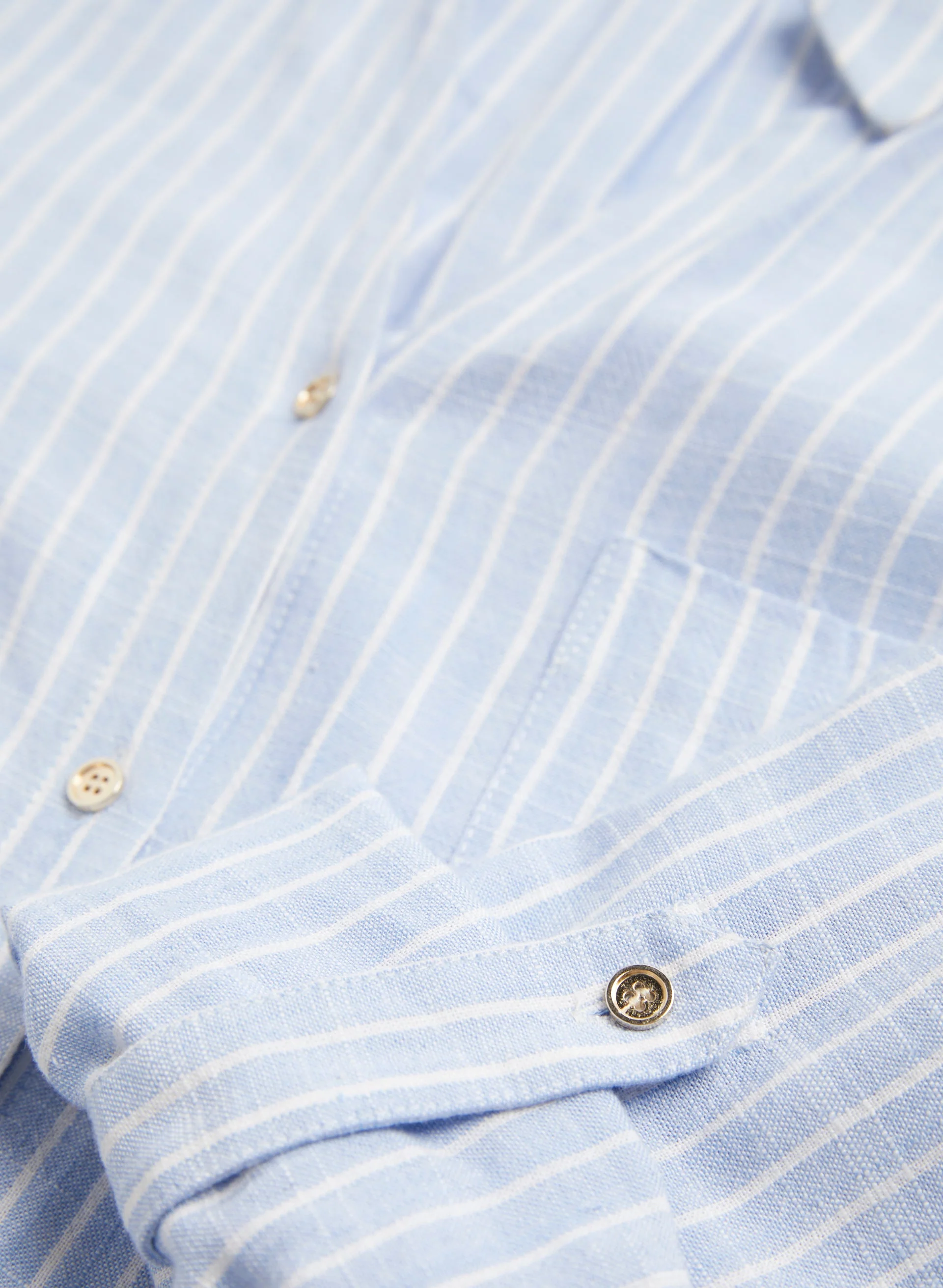 Stripe Print 3/4 Sleeve Shirt - Image 7