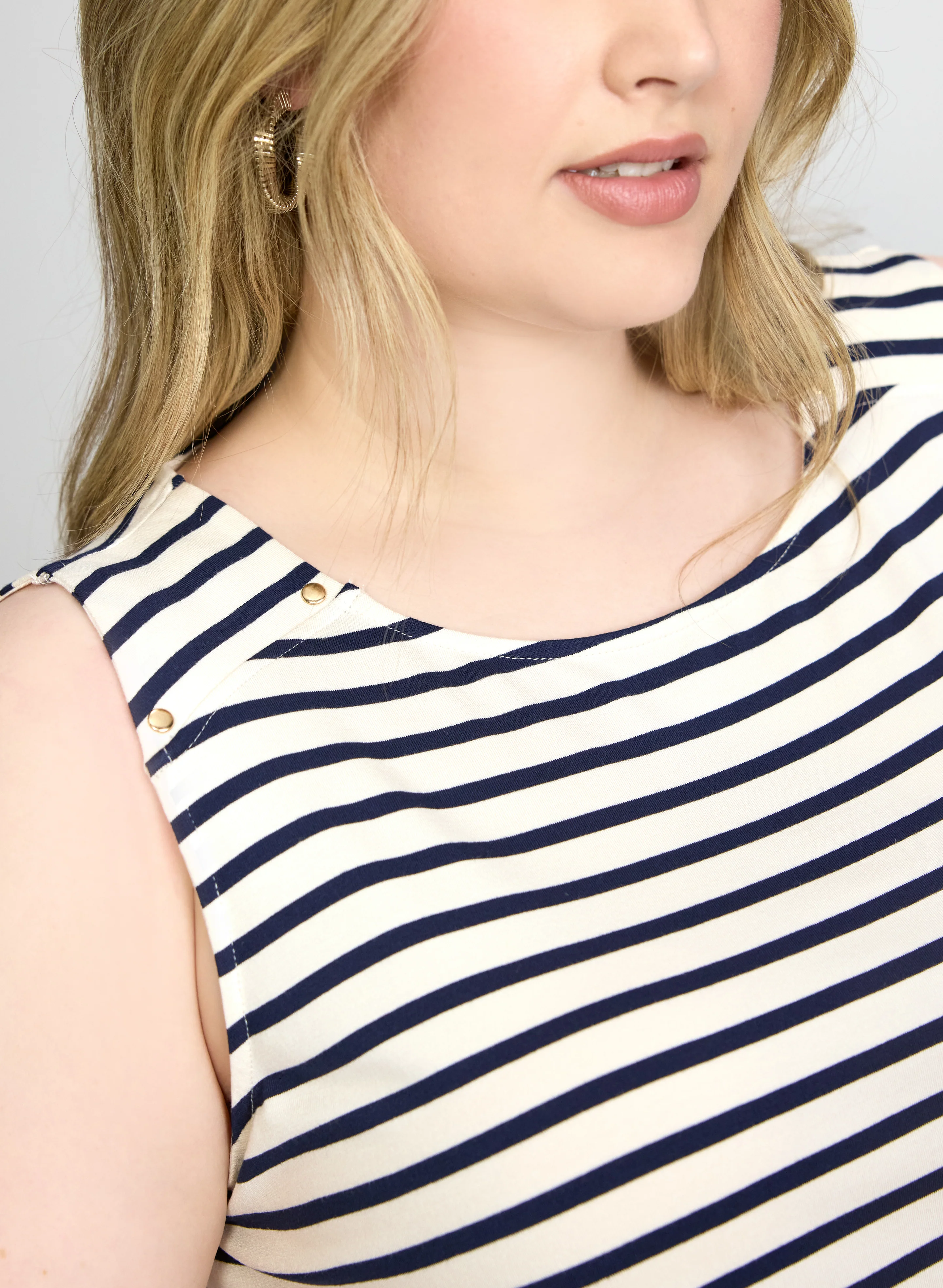 Stripe Print Cami - Image 2