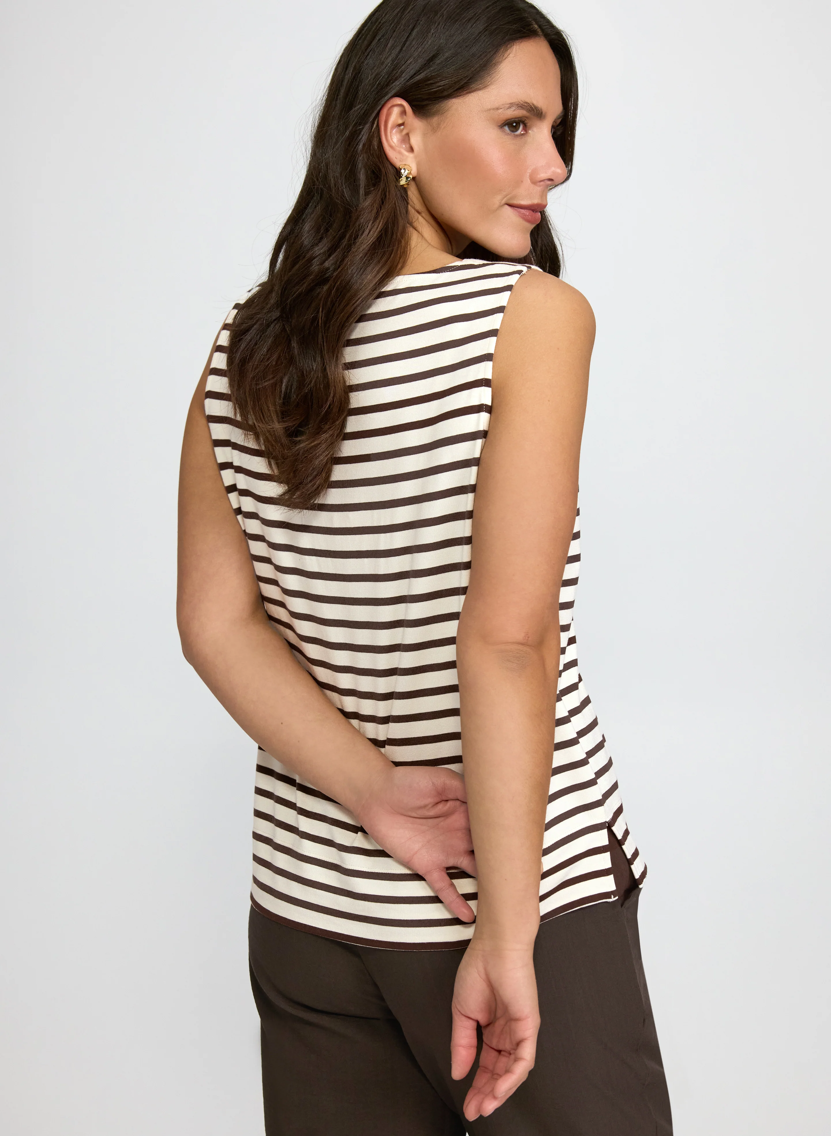Stripe Print Cami - Image 5