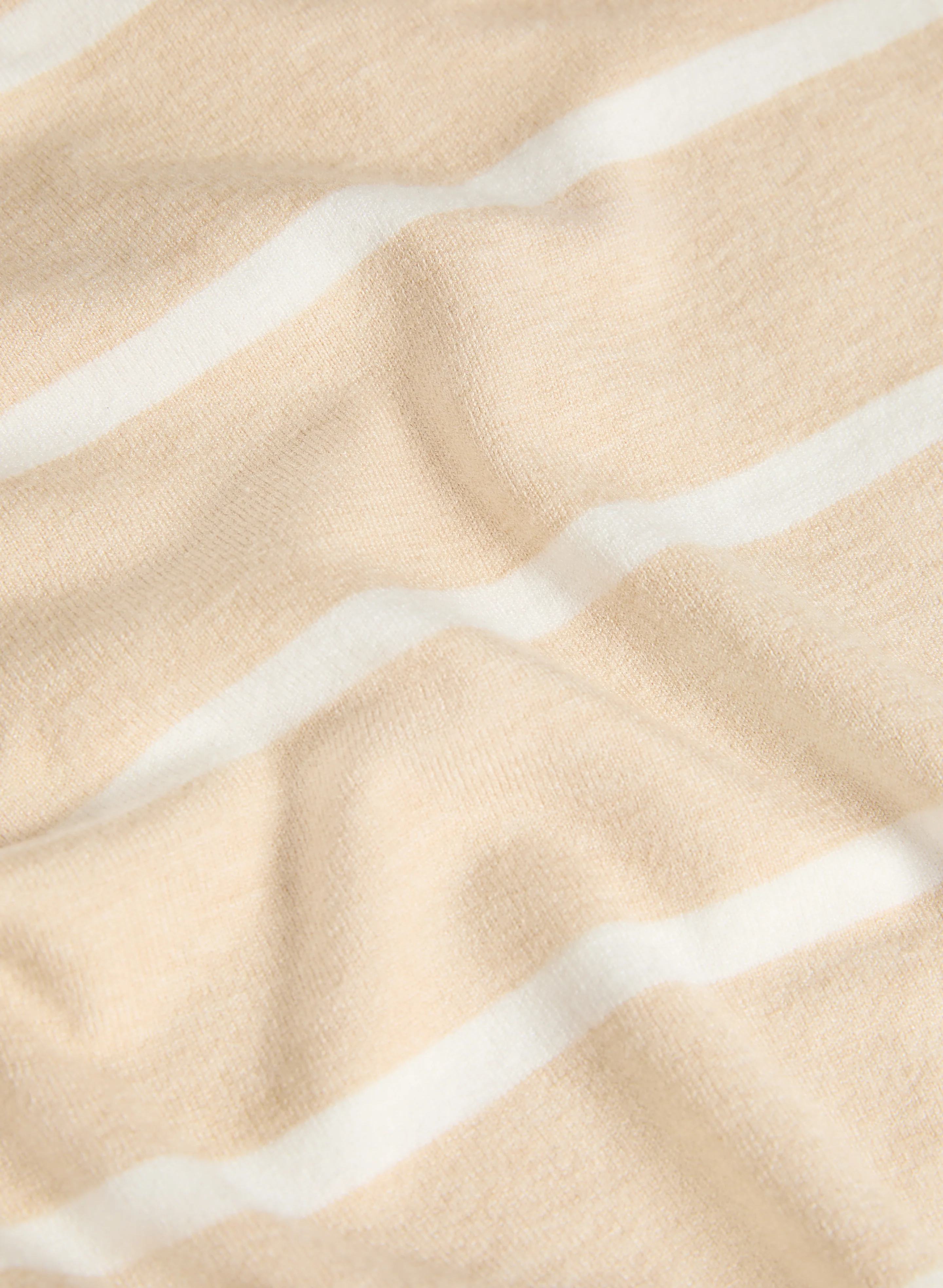 Stripe Print Knit Sweater - Image 7