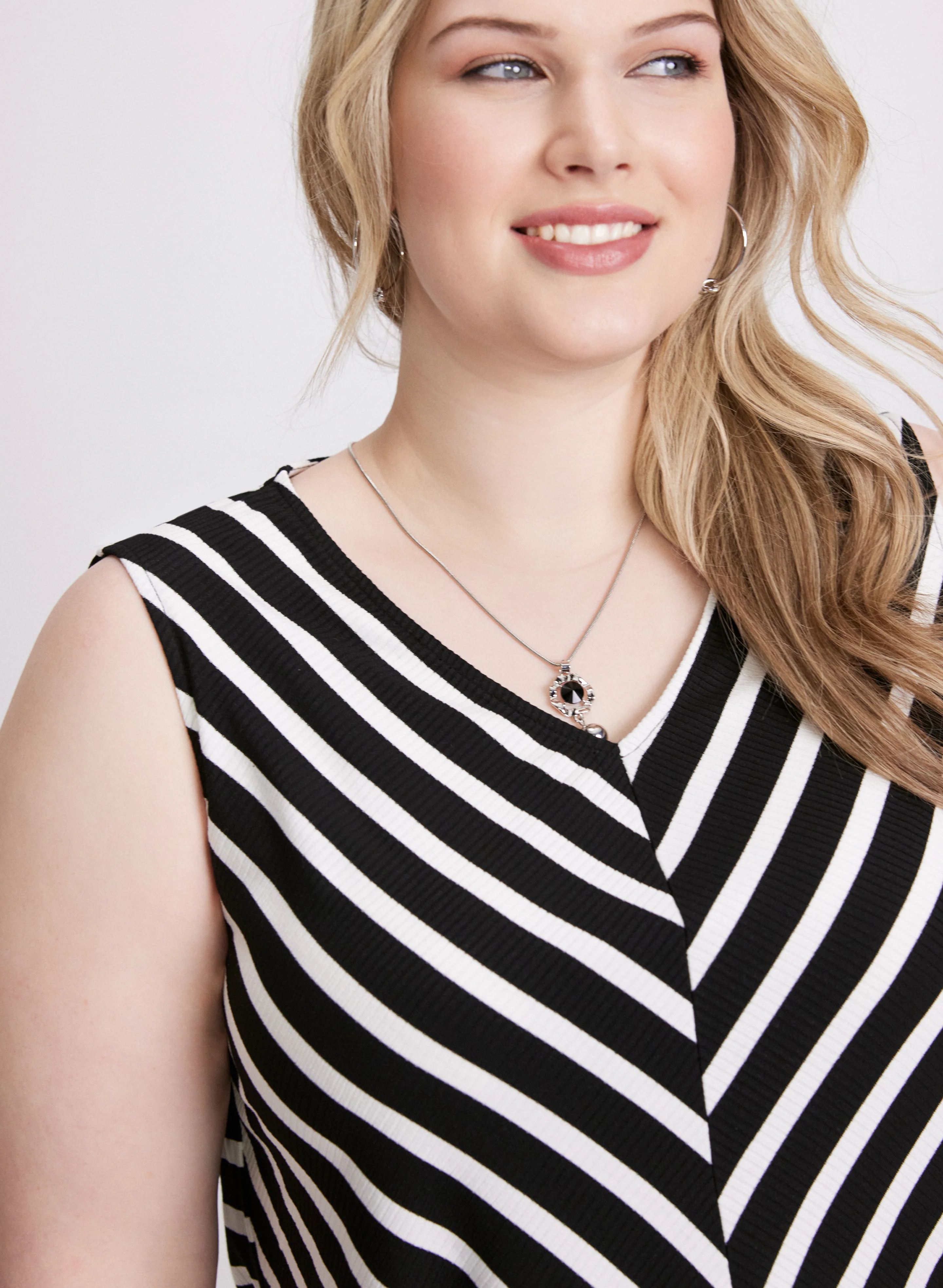 Stripe Print Top - Image 2