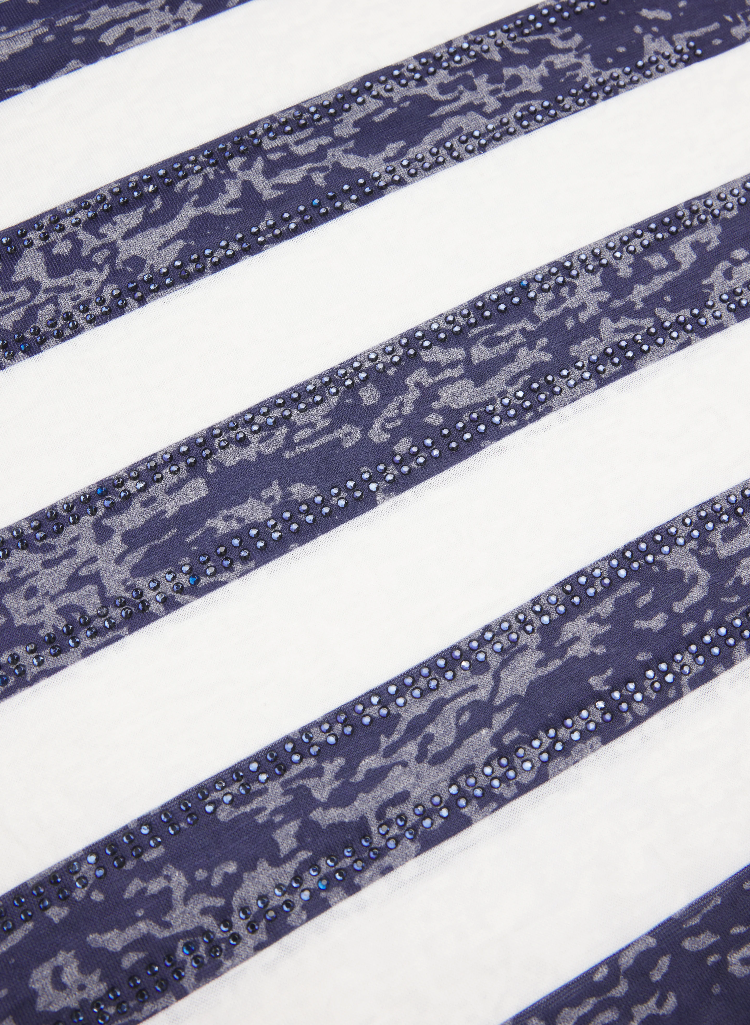 Striped Burnout T-Shirt - Image 7
