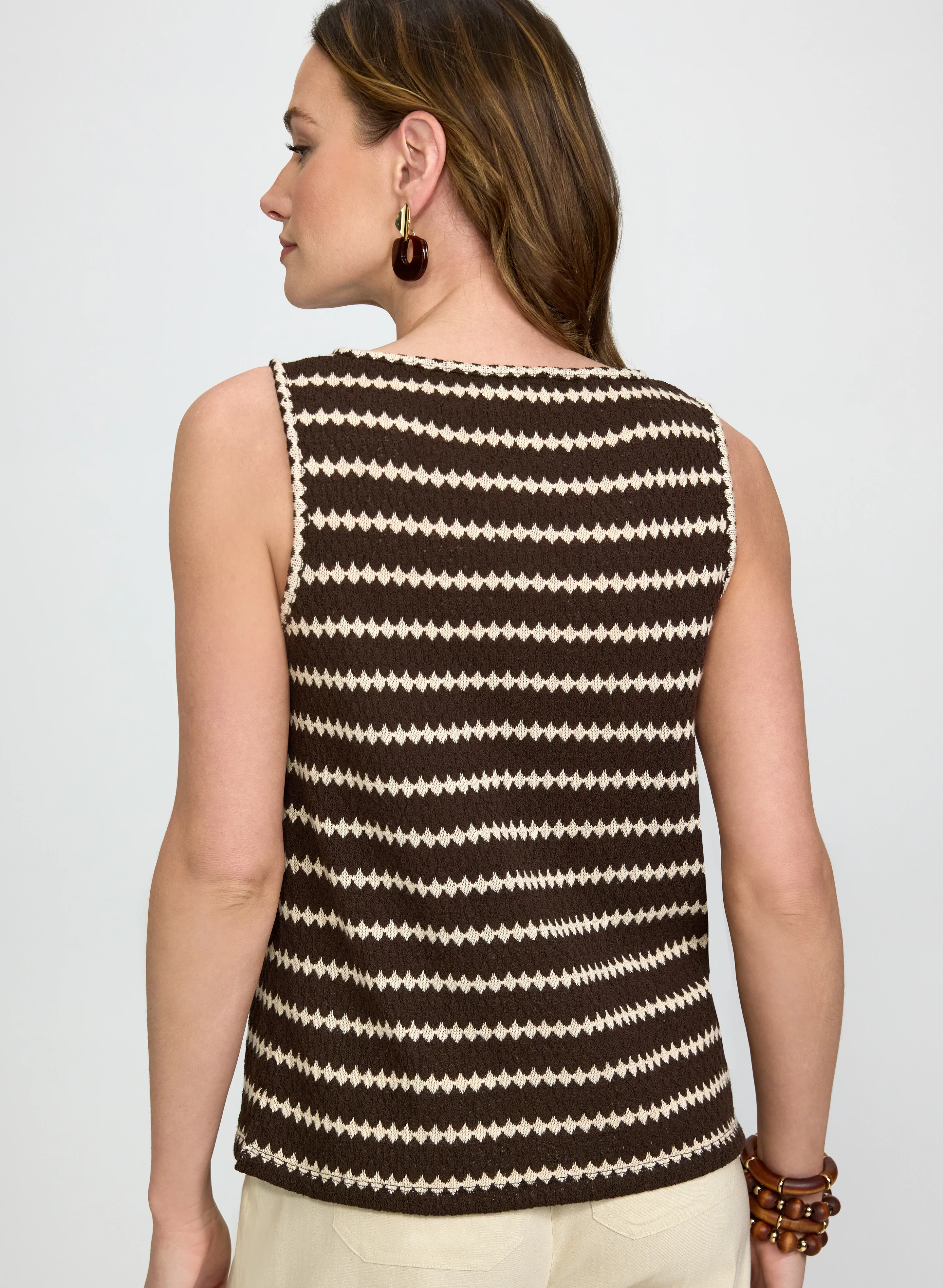 Stripe Crochet Cami - Image 4