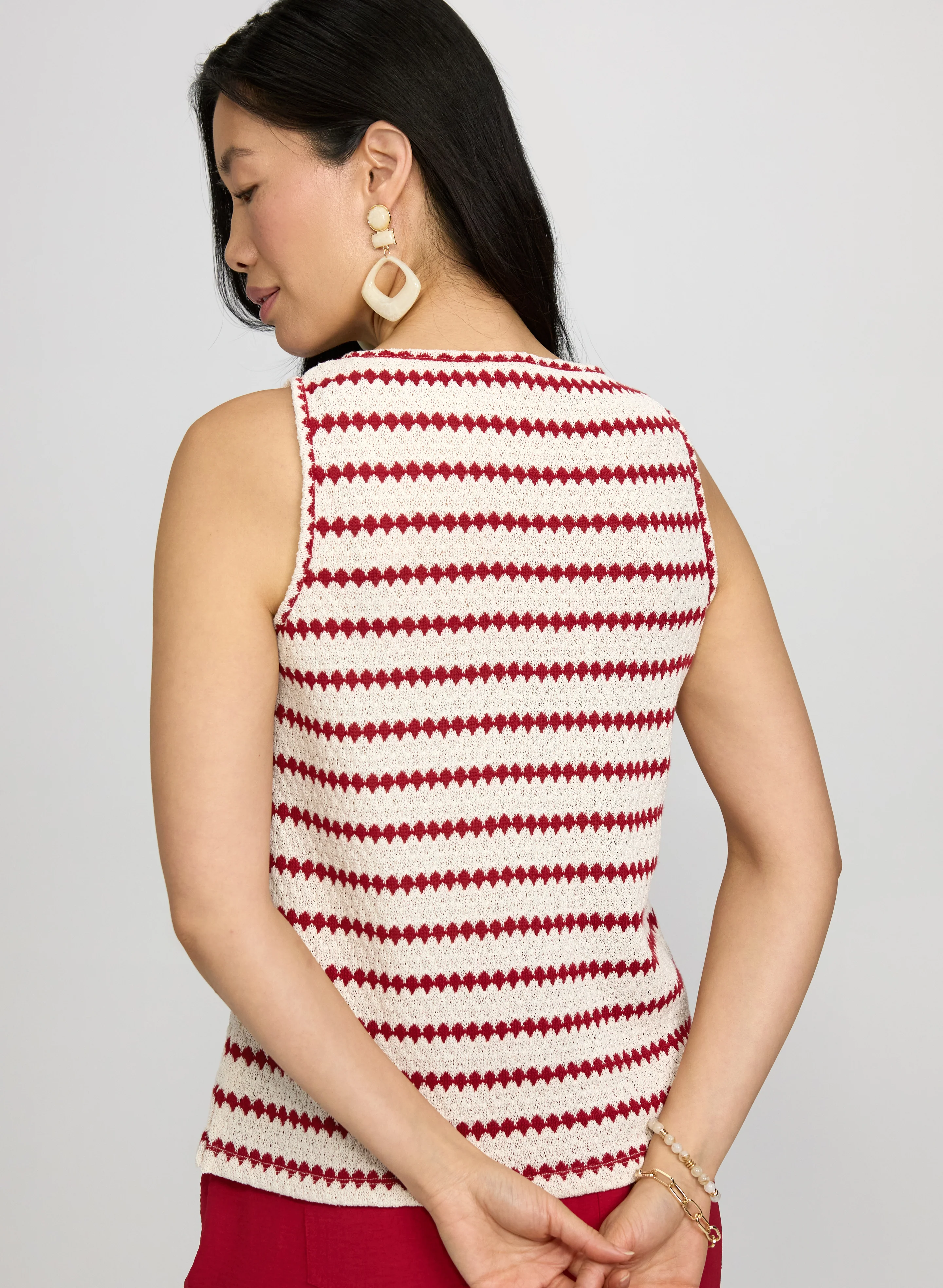 Stripe Crochet Cami - Image 4
