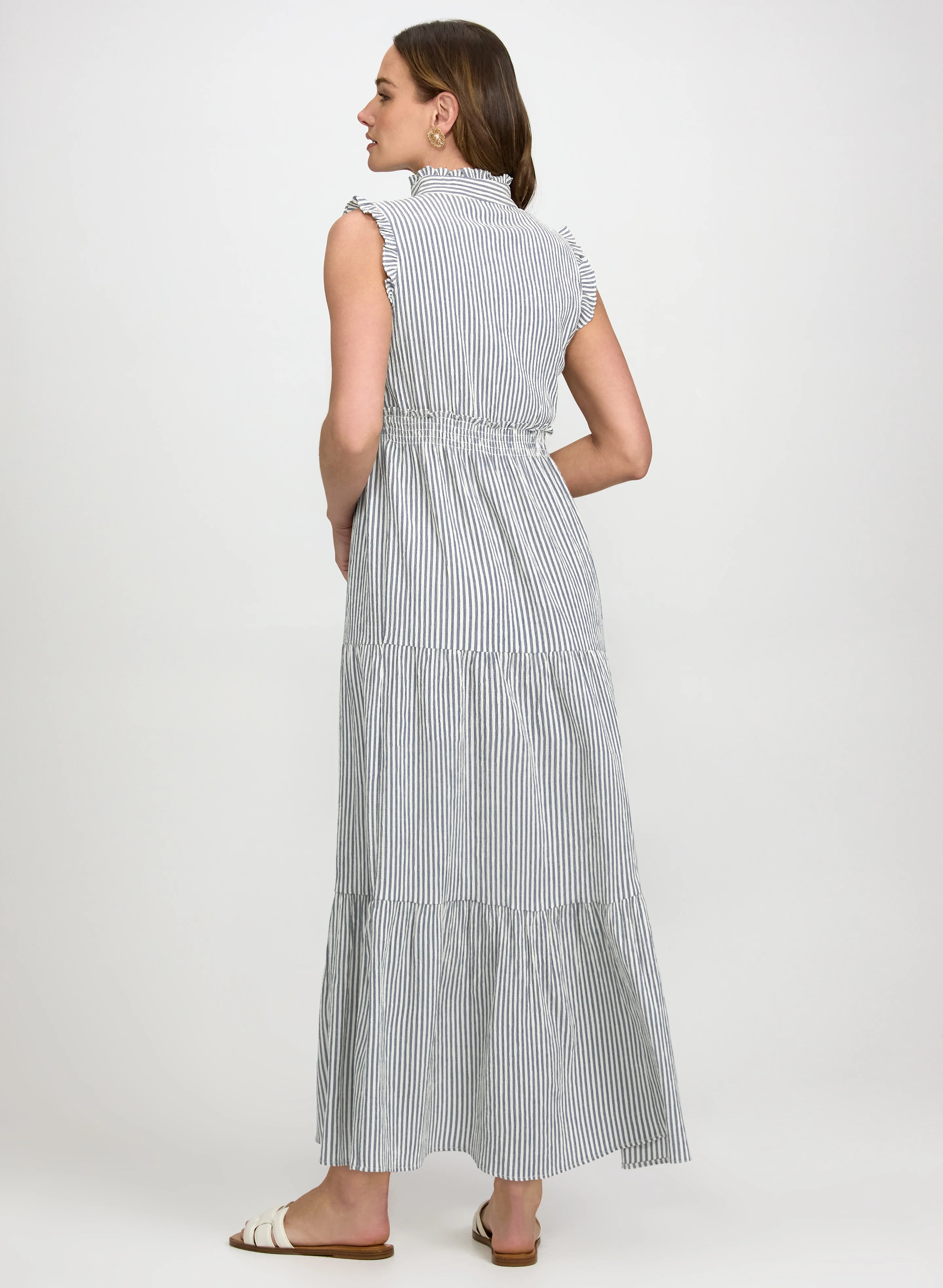 Striped Maxi Dress - Image 3