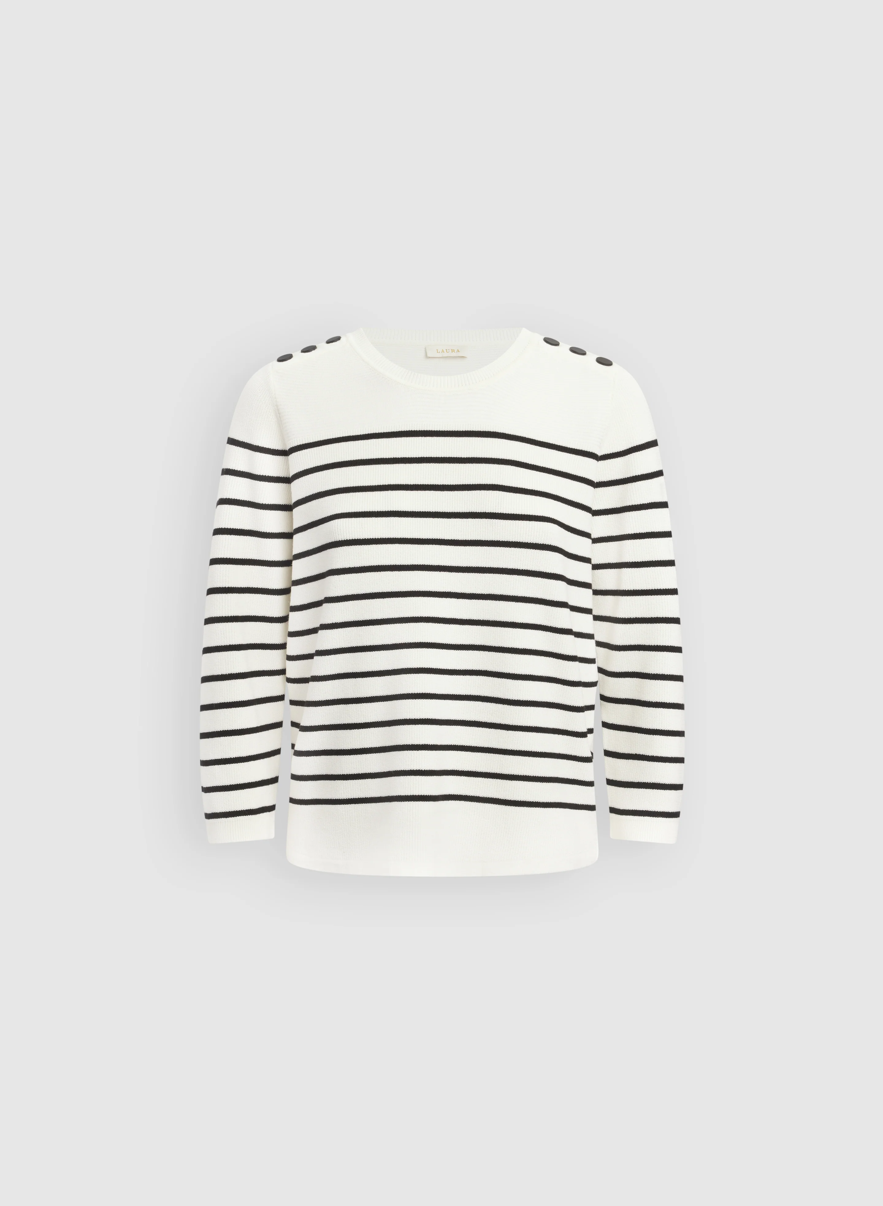 Striped Rib Knit Top - Image 6