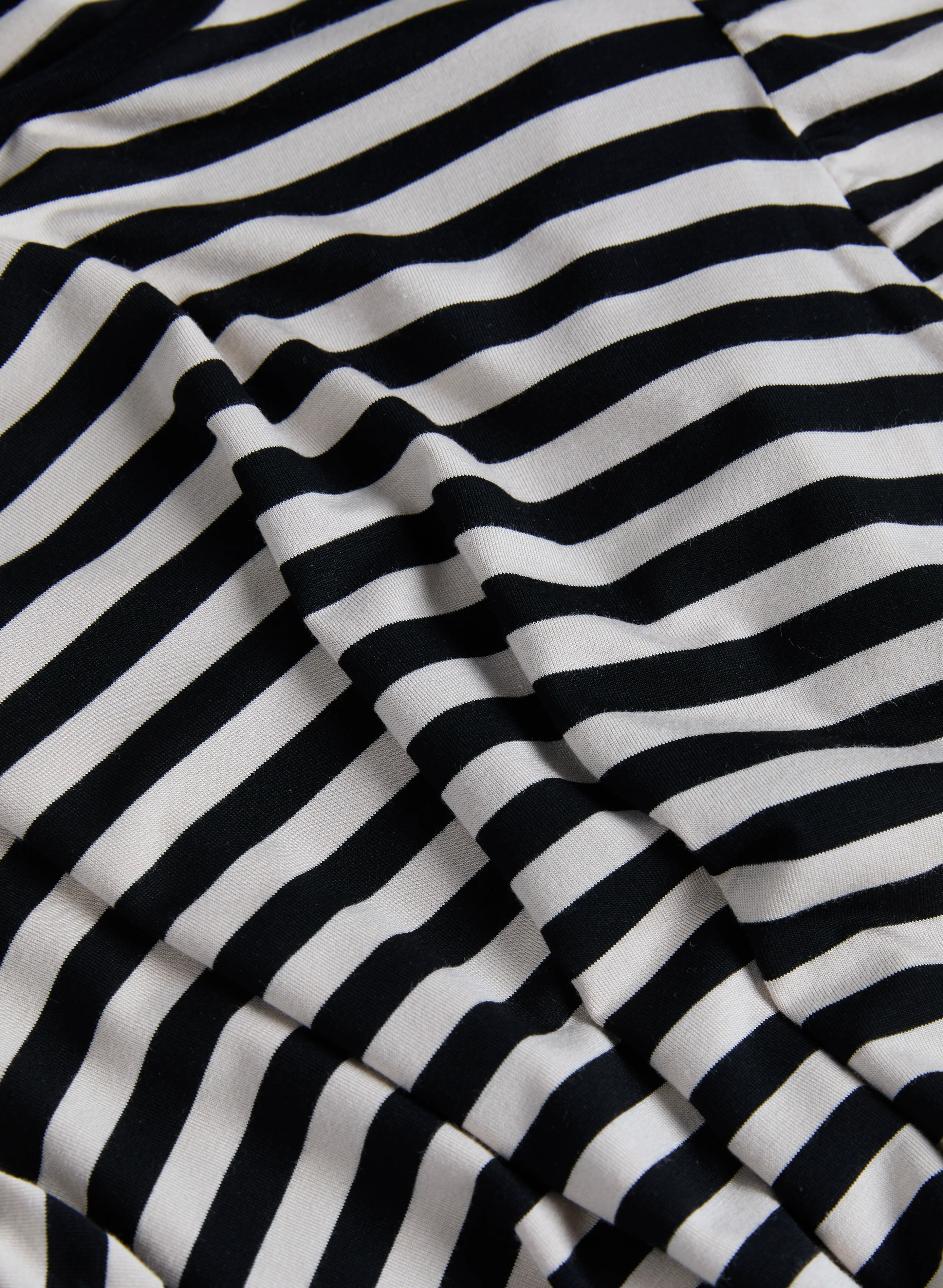 Striped Ruffle Sleeve T-Shirt - Image 7