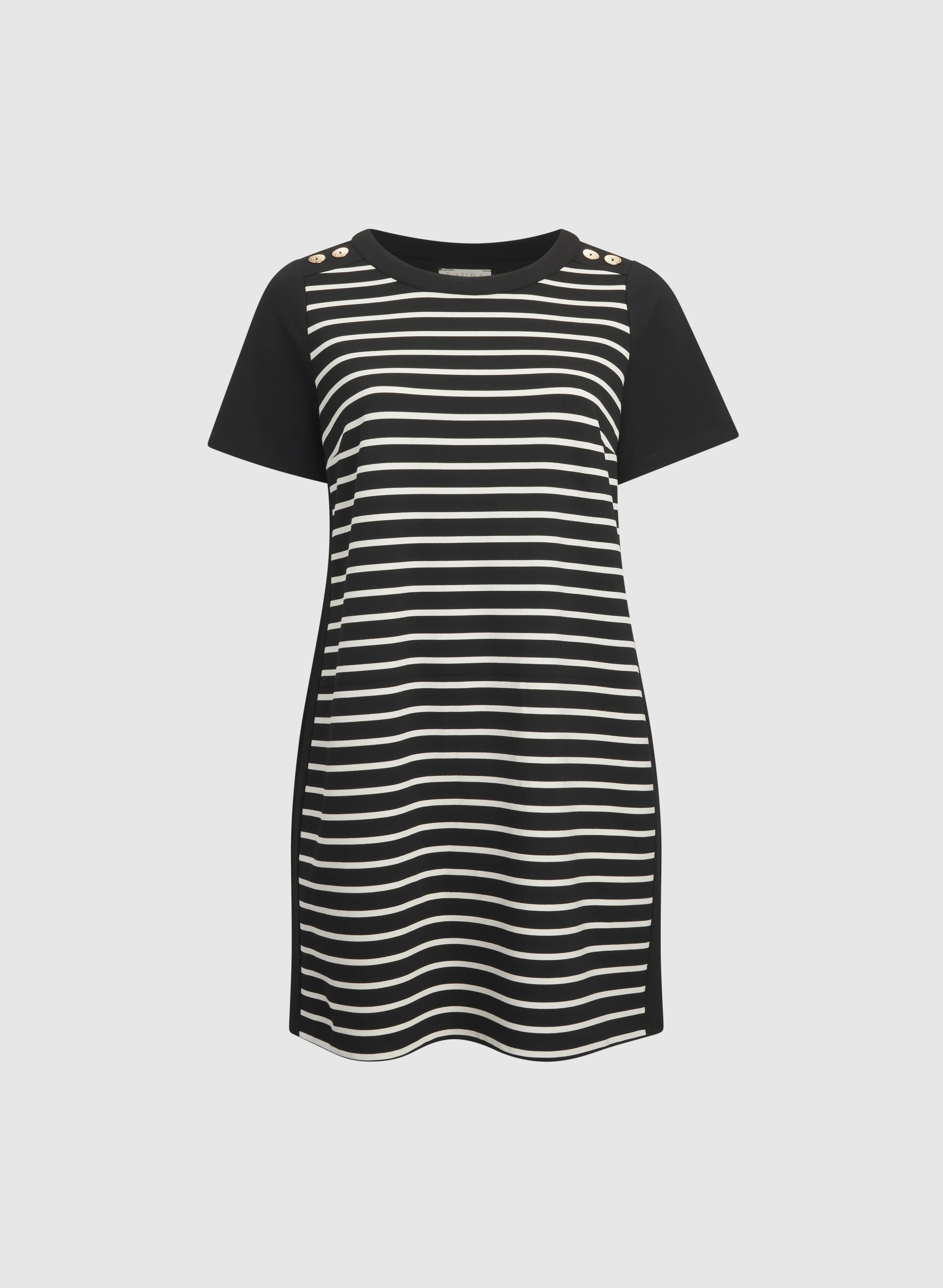 Striped T-Shirt Dress - Image 6