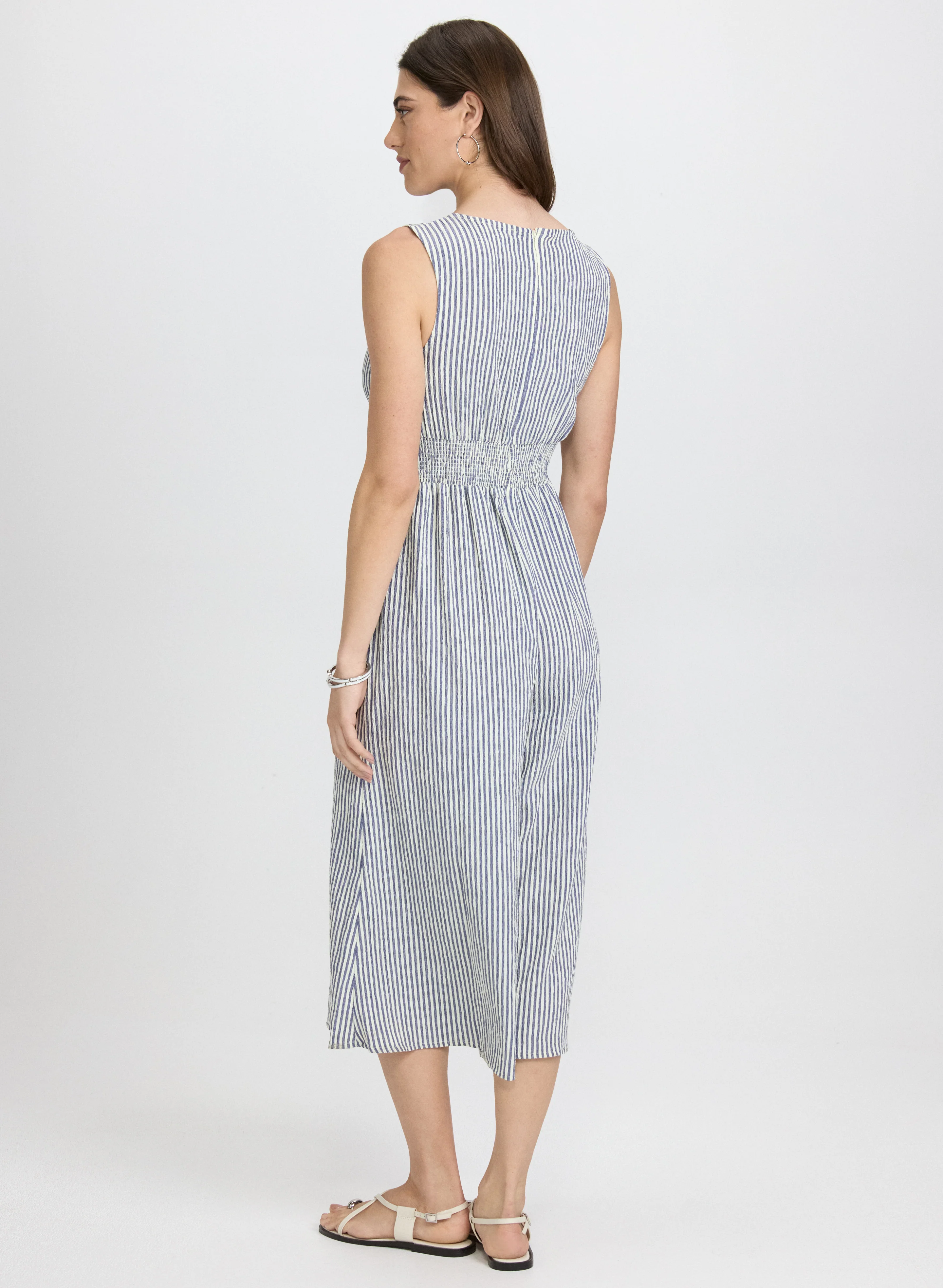 Striped Wide-Leg Jumpsuit - Image 3