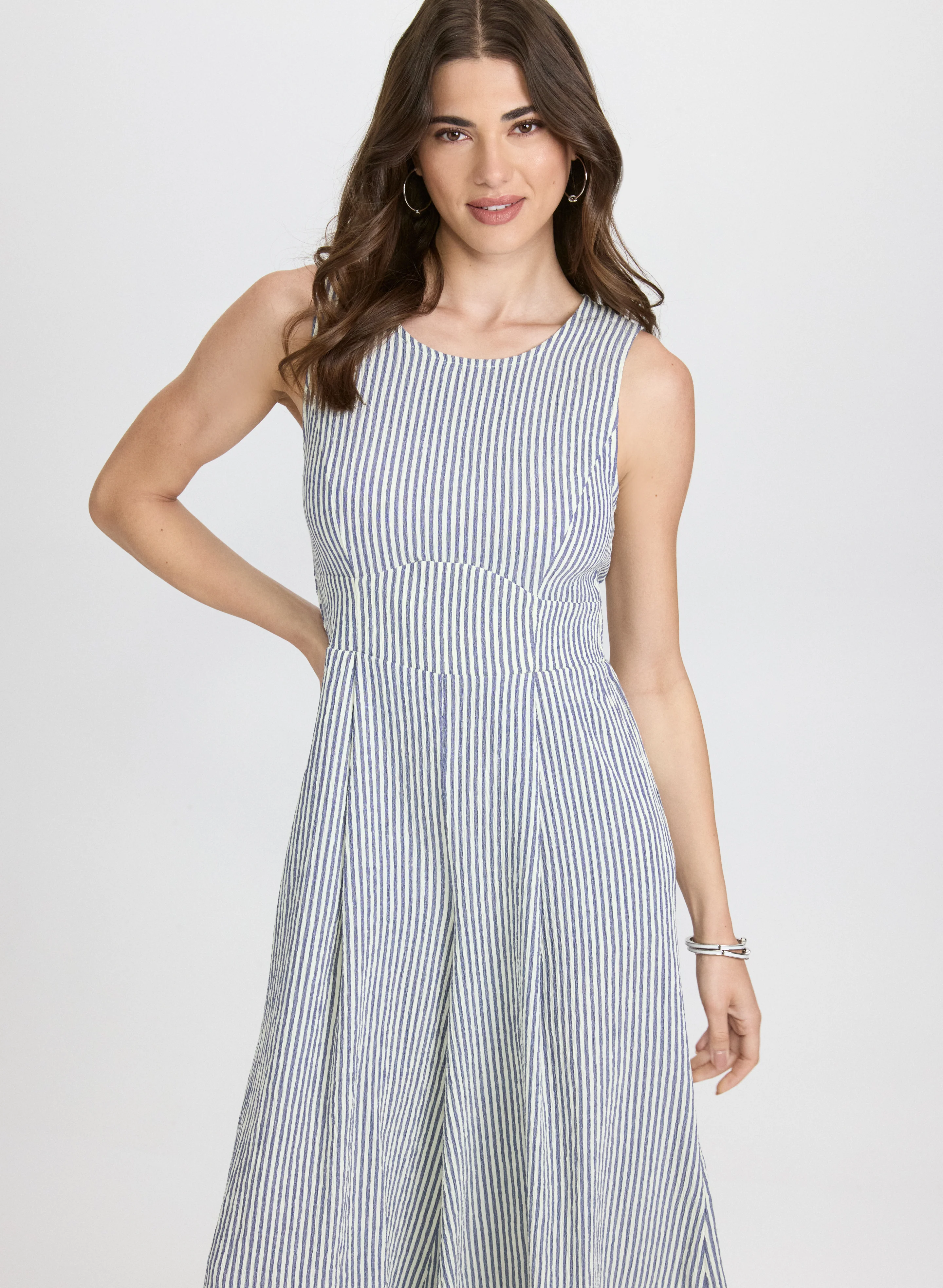 Striped Wide-Leg Jumpsuit - Image 4