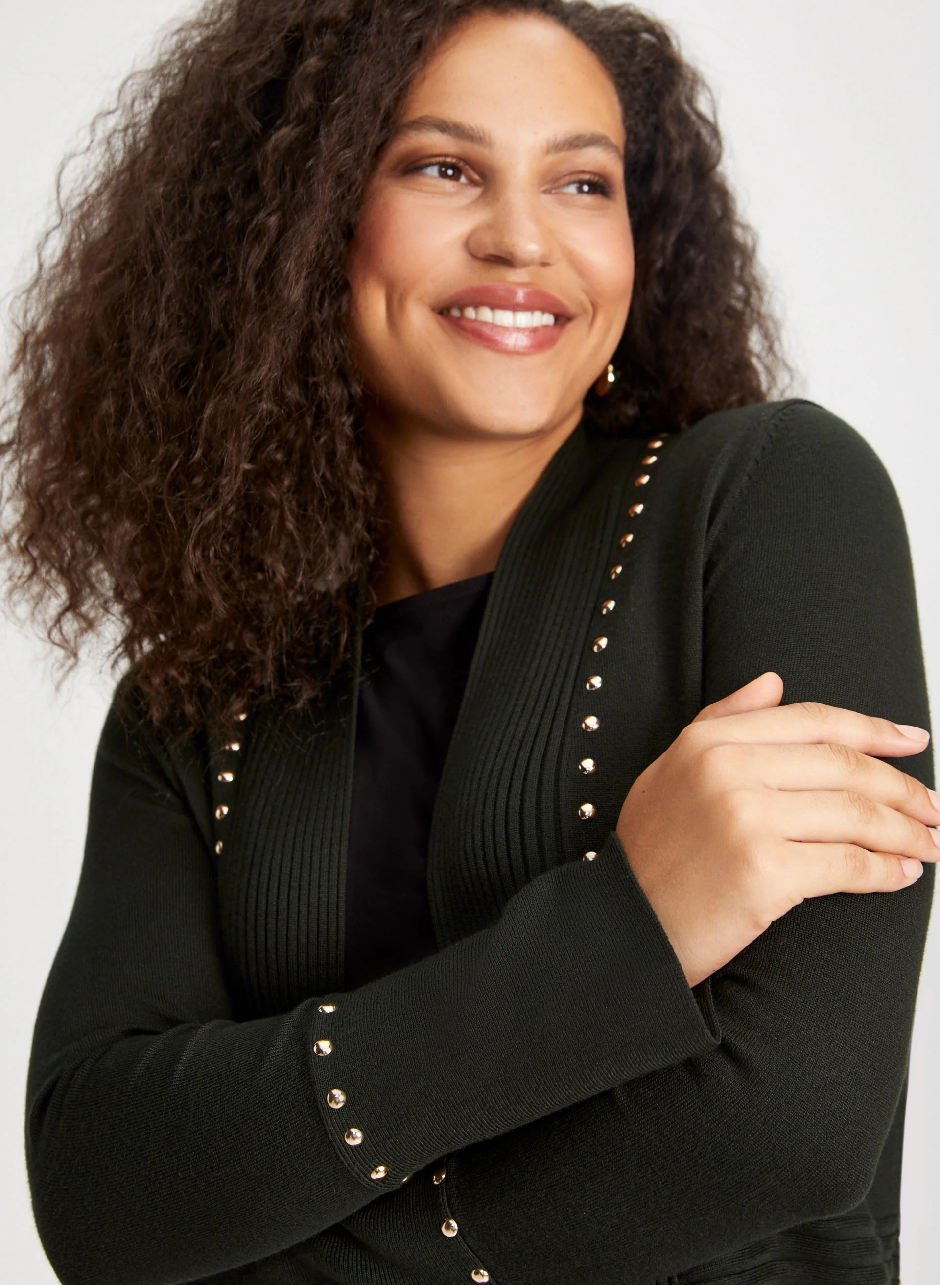 Stud Detail Cardigan - Image 2