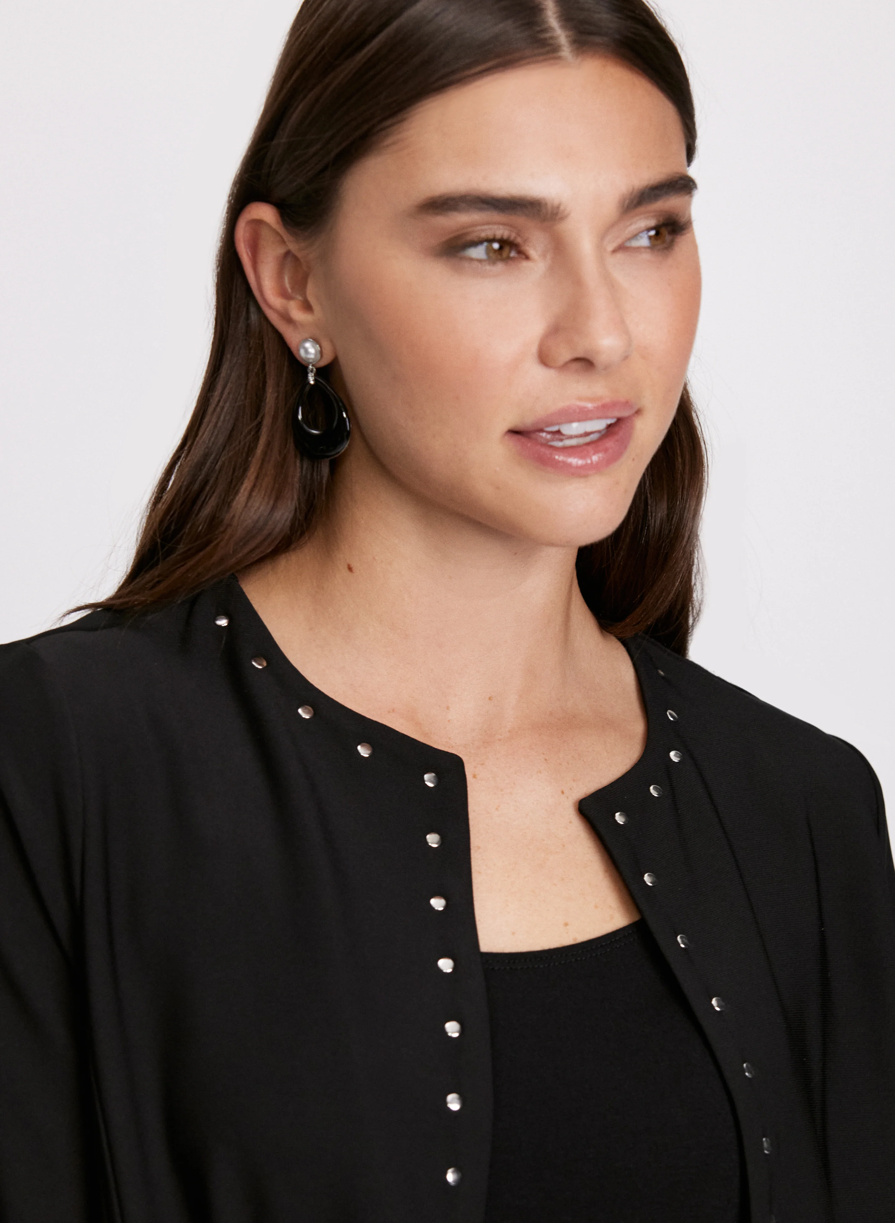 Stud Trim Cardigan - Image 5