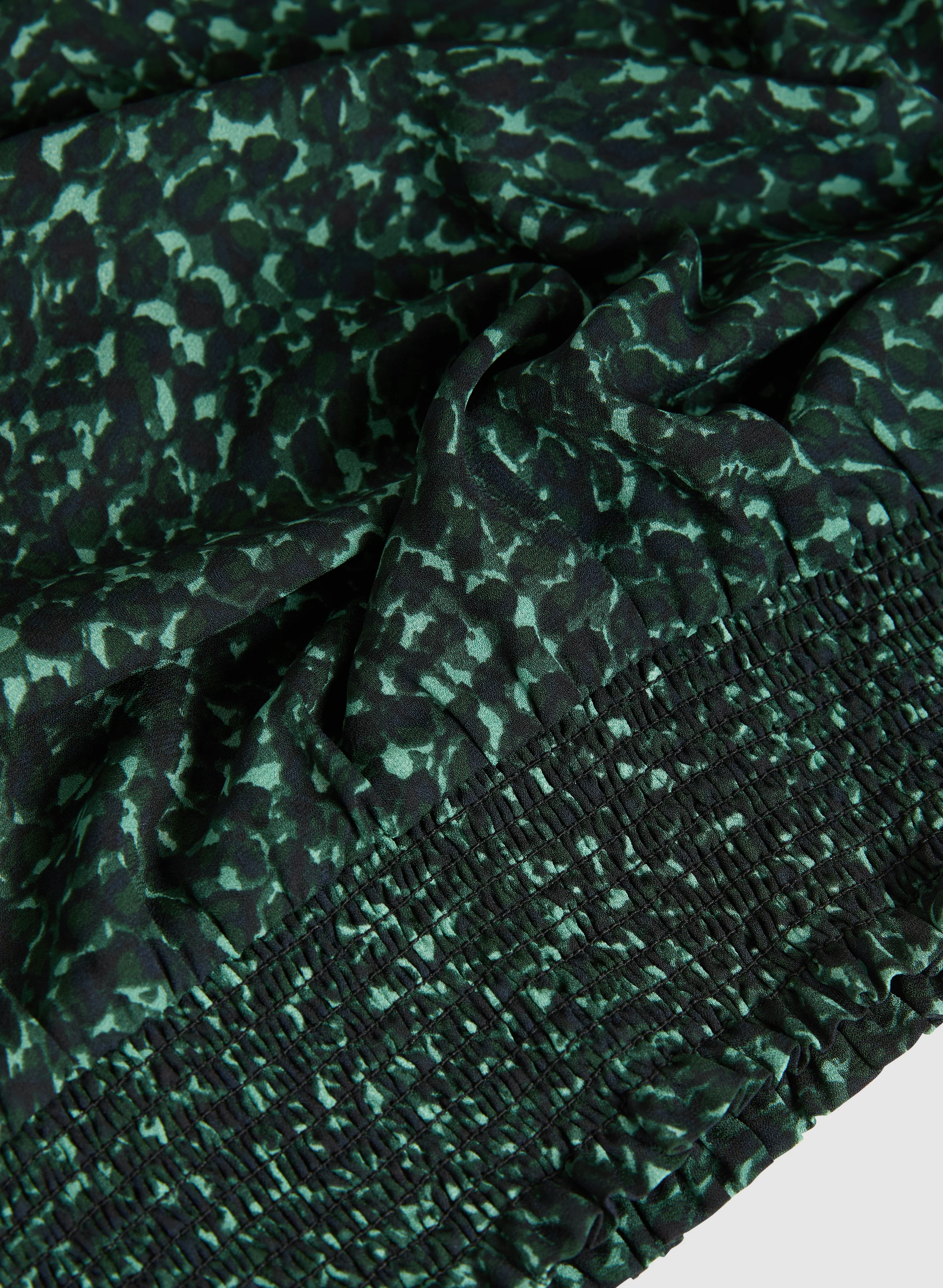 Swirl Print Crepe Blouse - Image 7