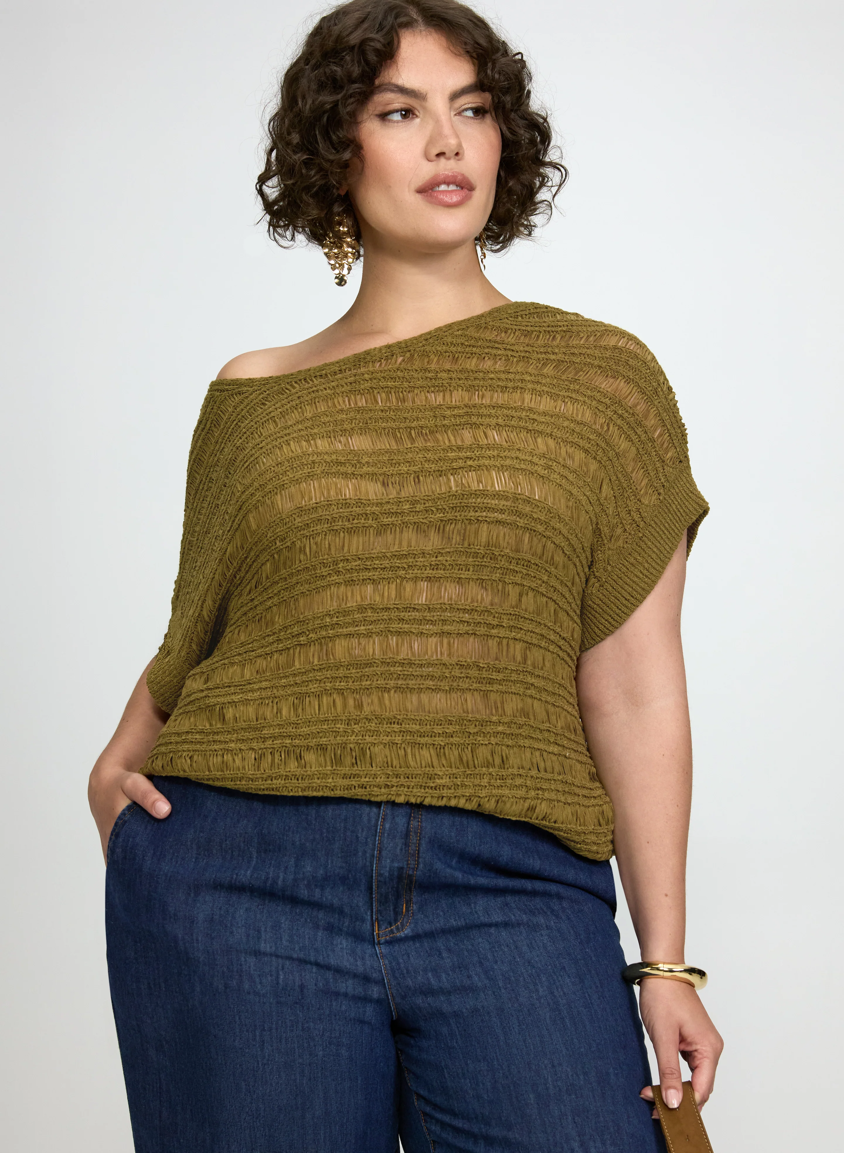 Tape Yarn Sweater