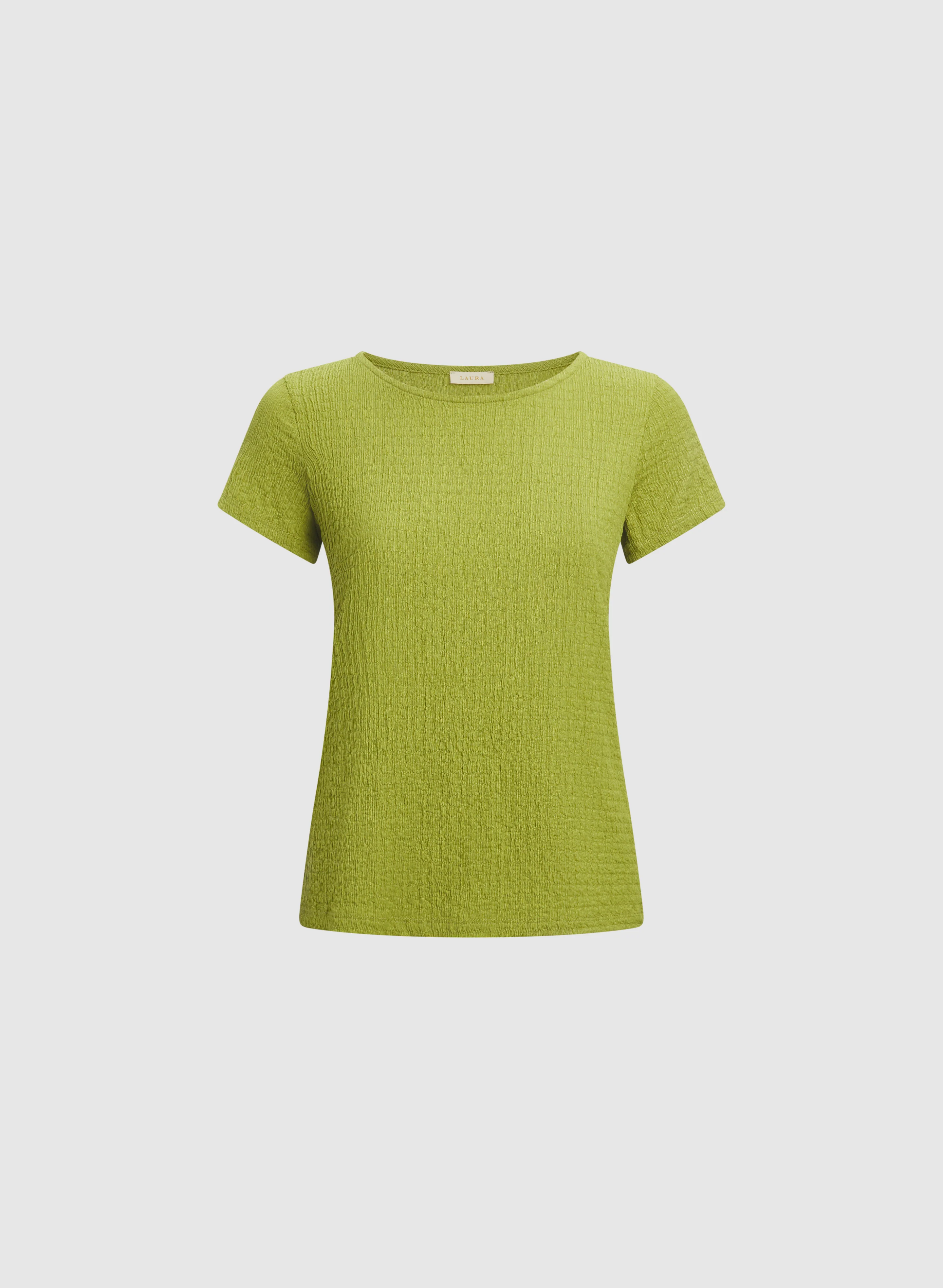 Textured Cap Sleeve Top - Image 6