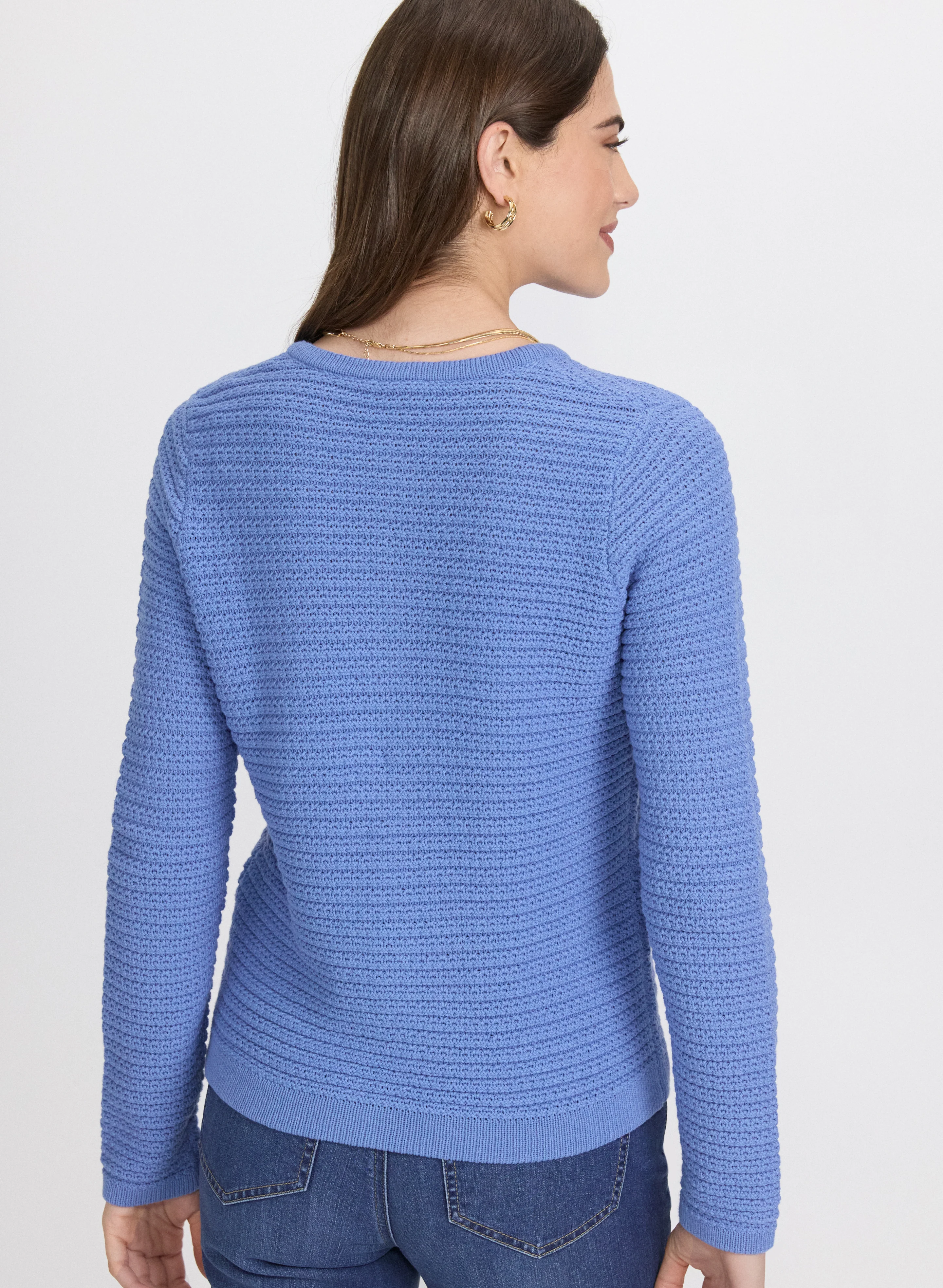 Textured Knit Cardigan - Image 4