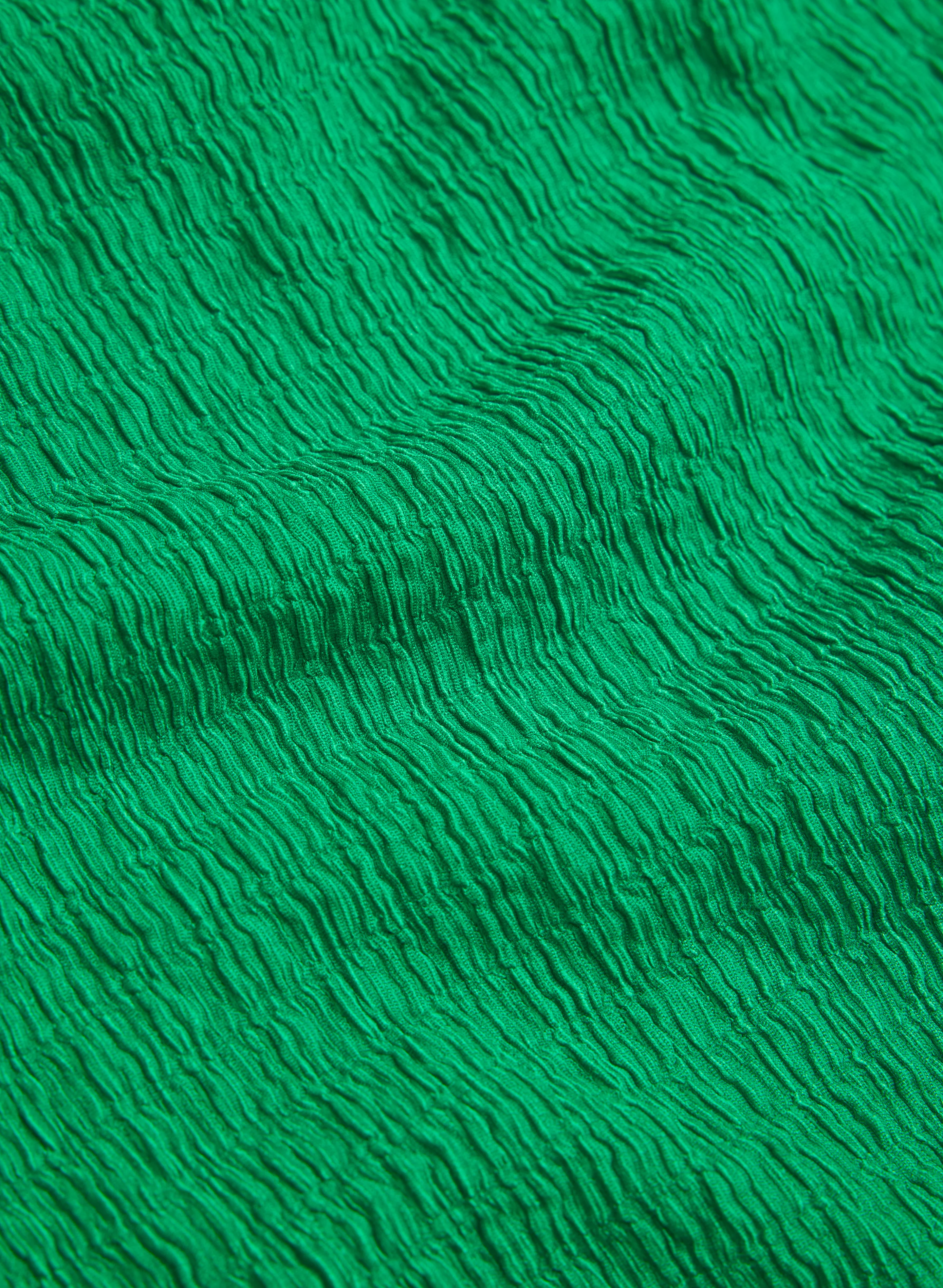 Textured V-Neck Top - Image 7