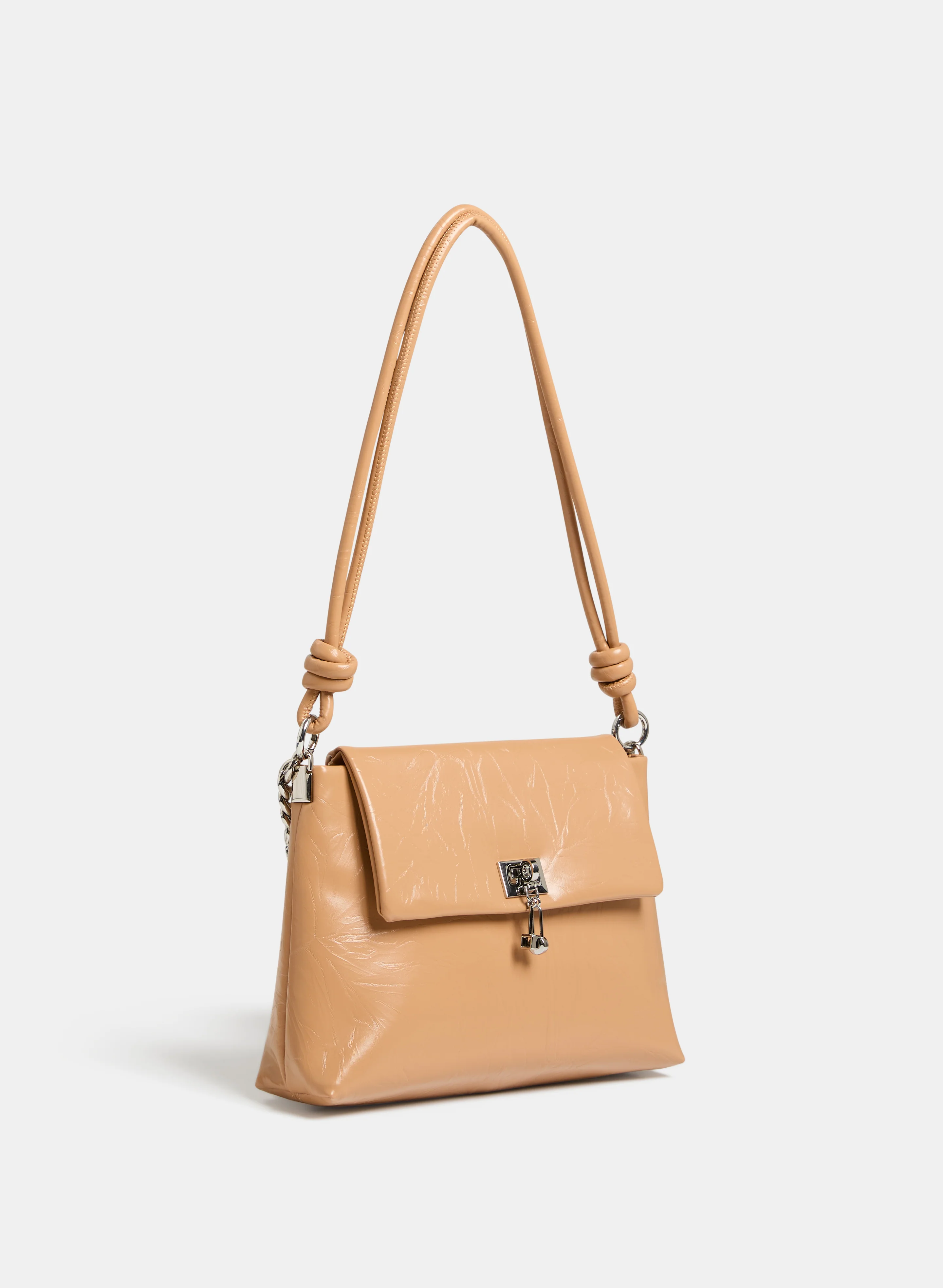 Textured Vegan Leather Bag - Image 3