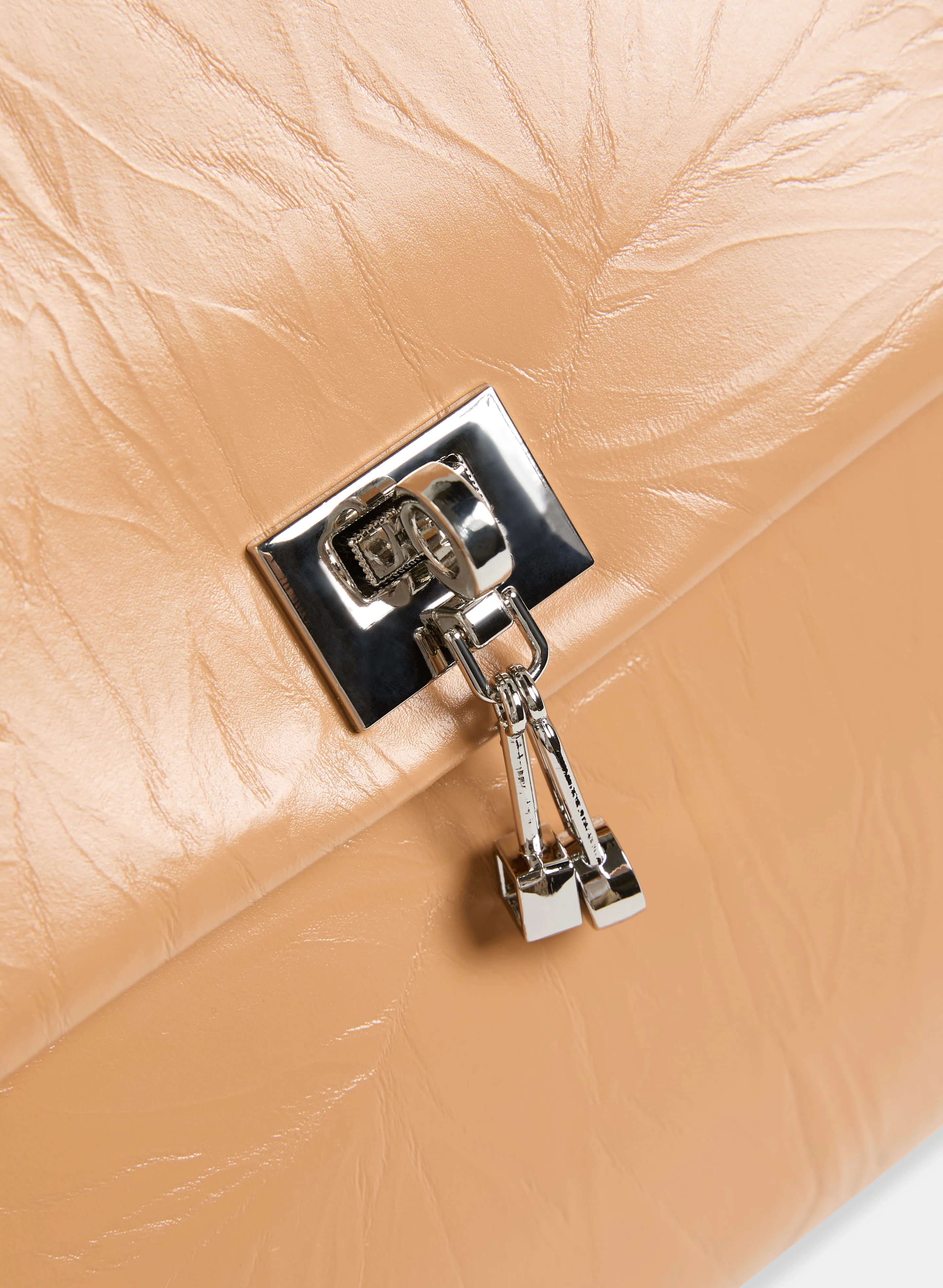 Textured Vegan Leather Bag - Image 4