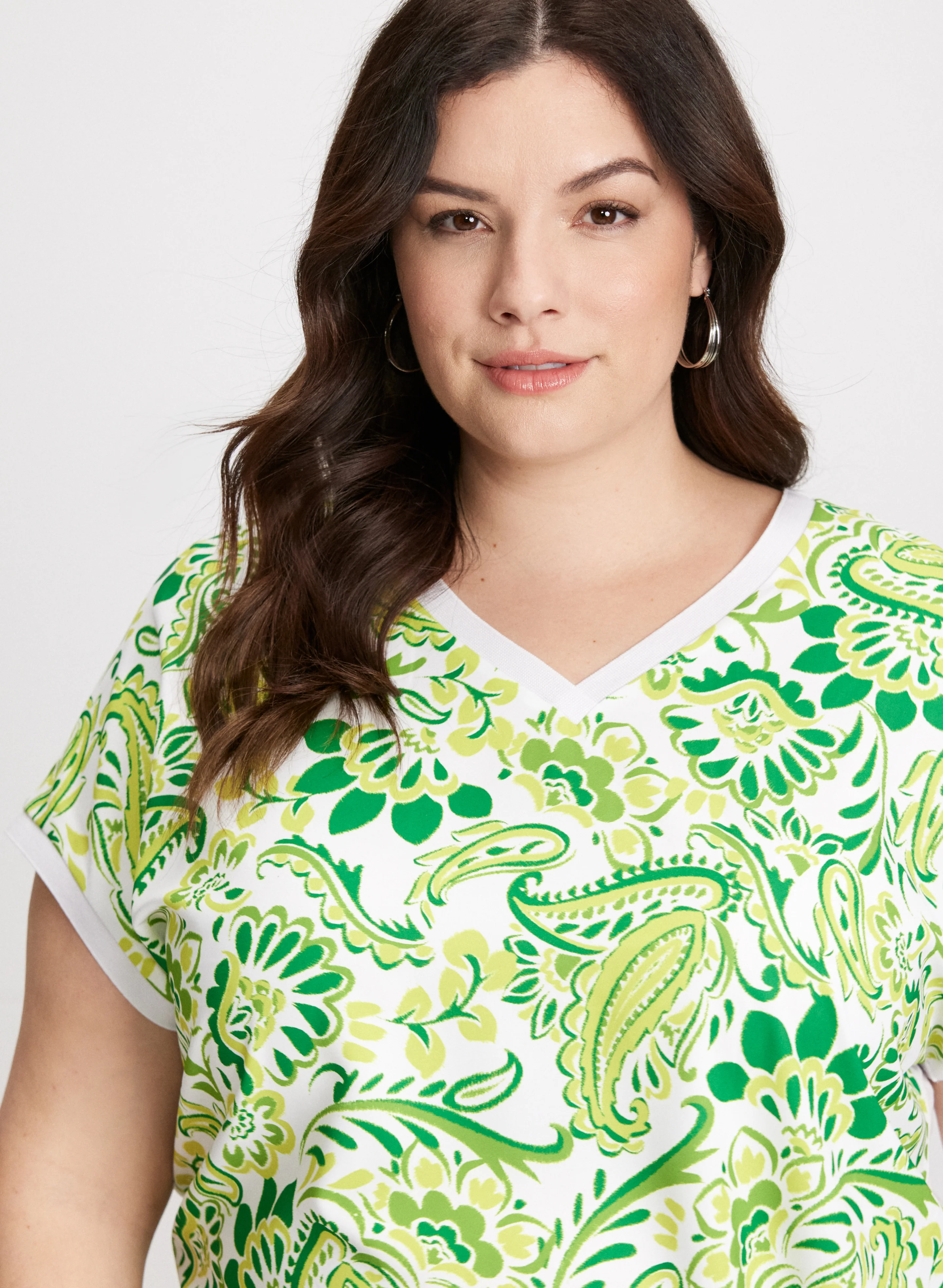 Tie Detail Drop-Shoulder Top - Image 2