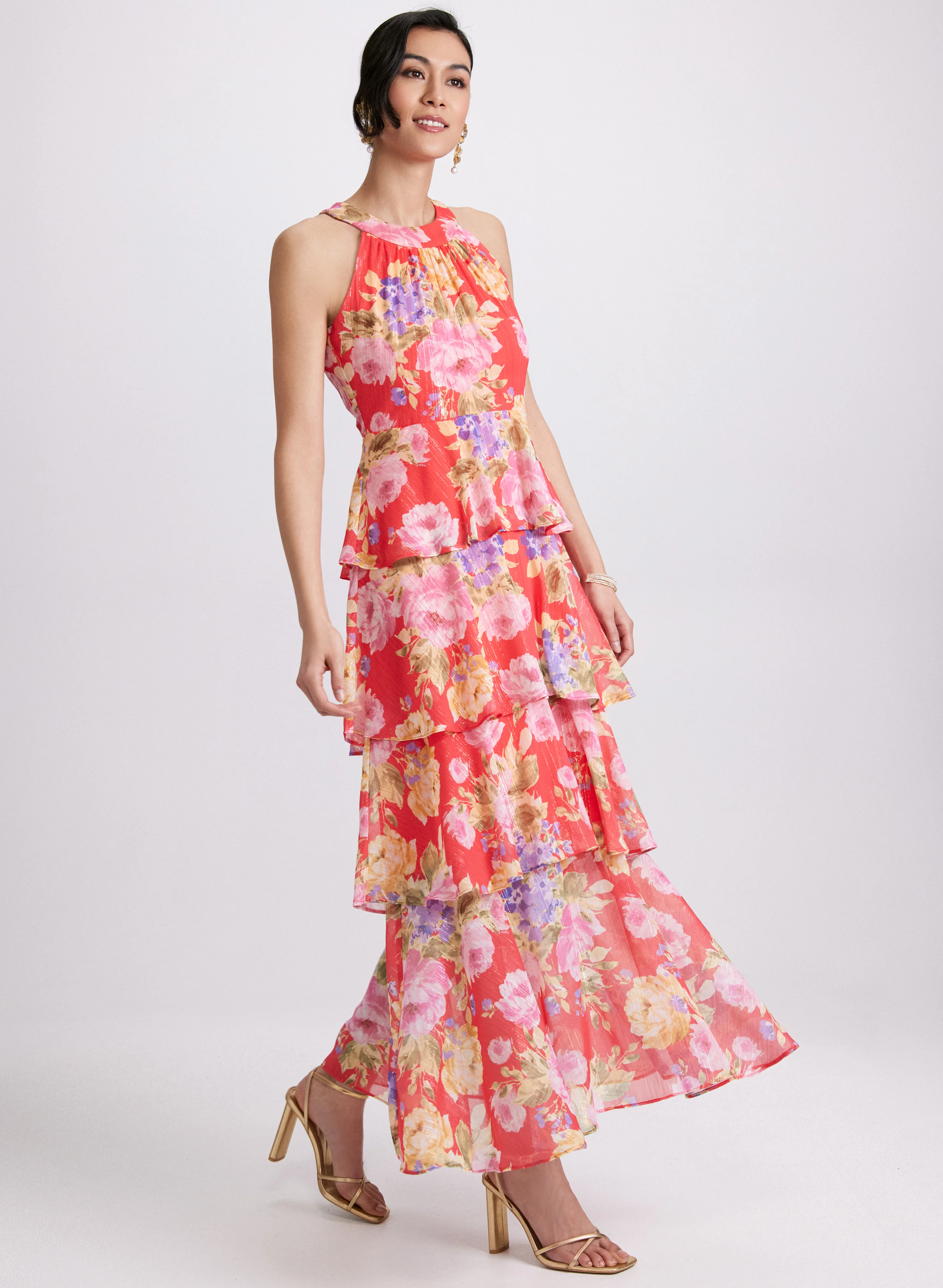 Tiered Floral Dress - Image 2