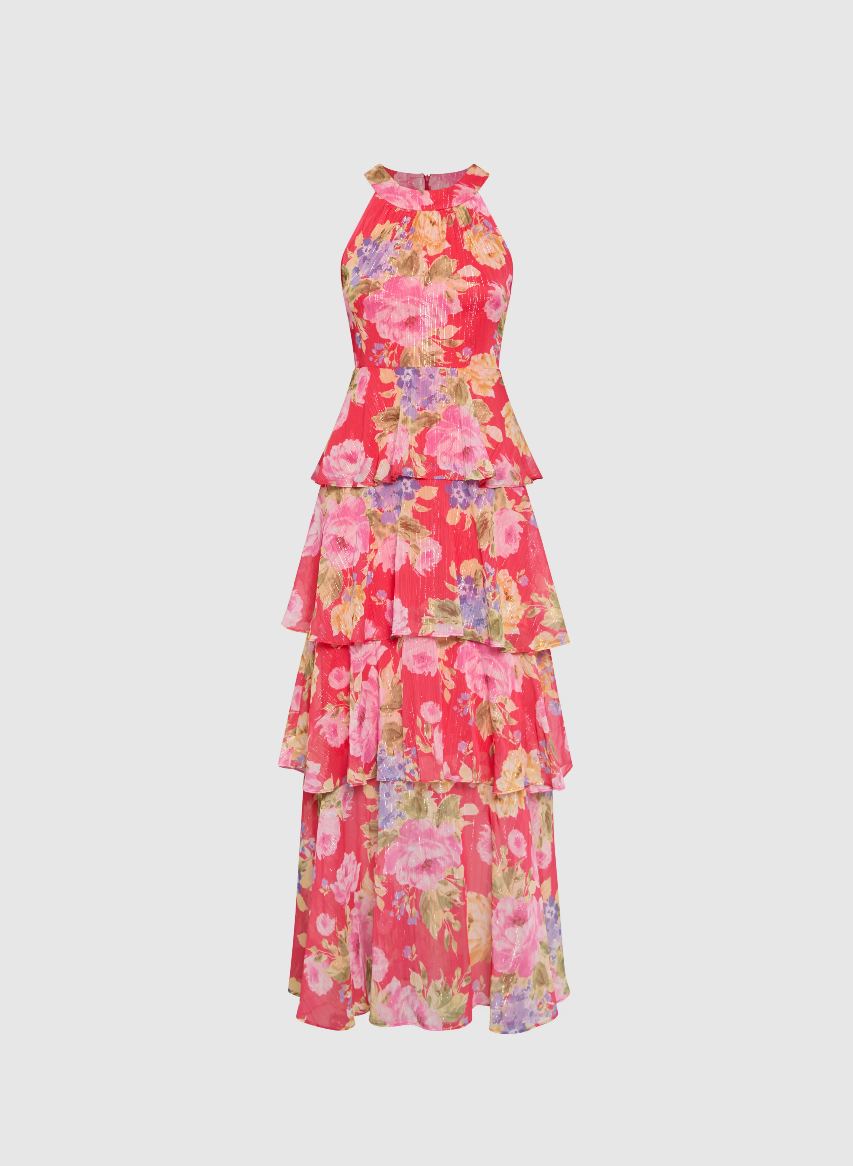 Tiered Floral Dress - Image 6