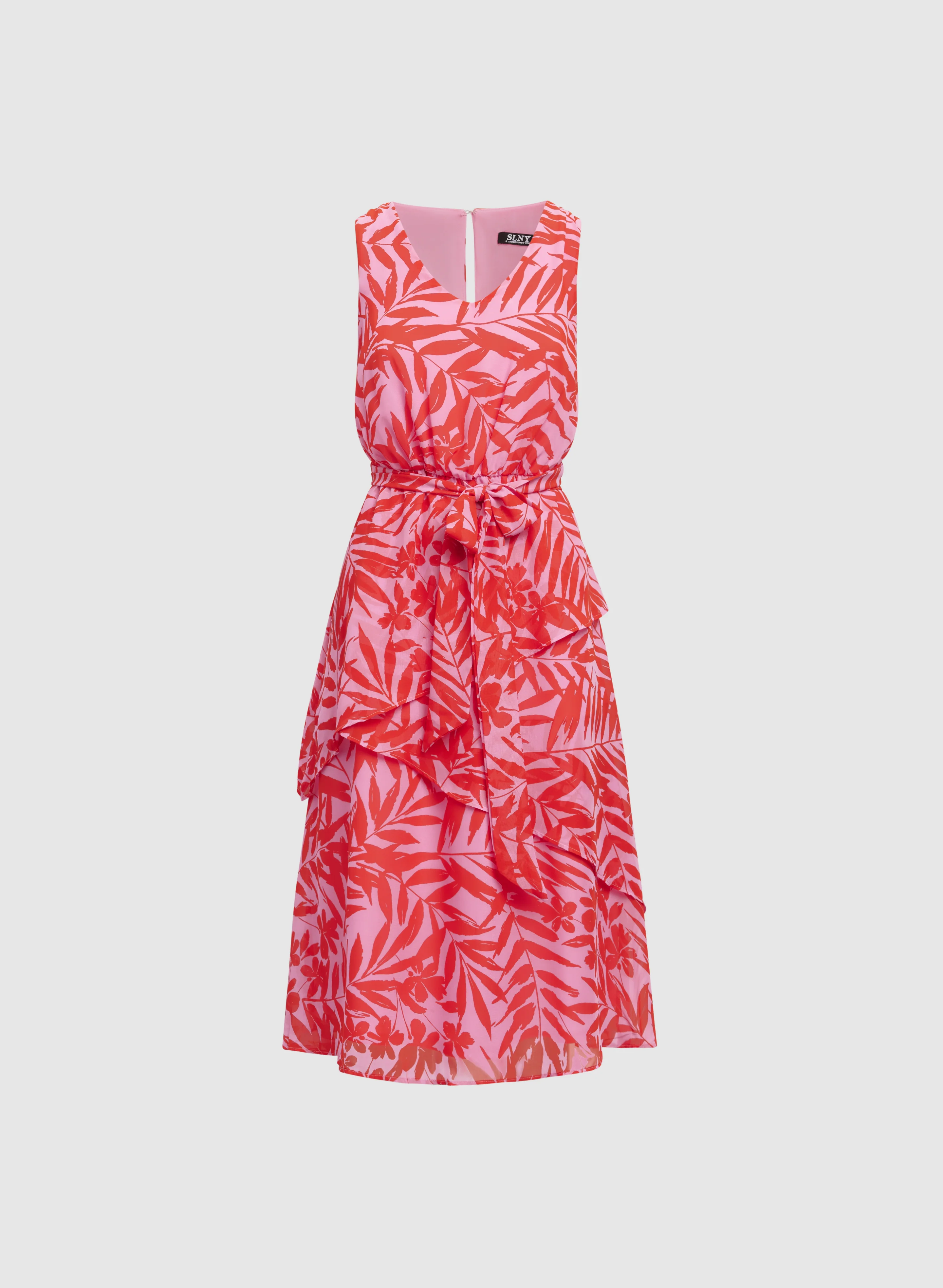 Tiered Floral Print Dress - Image 6