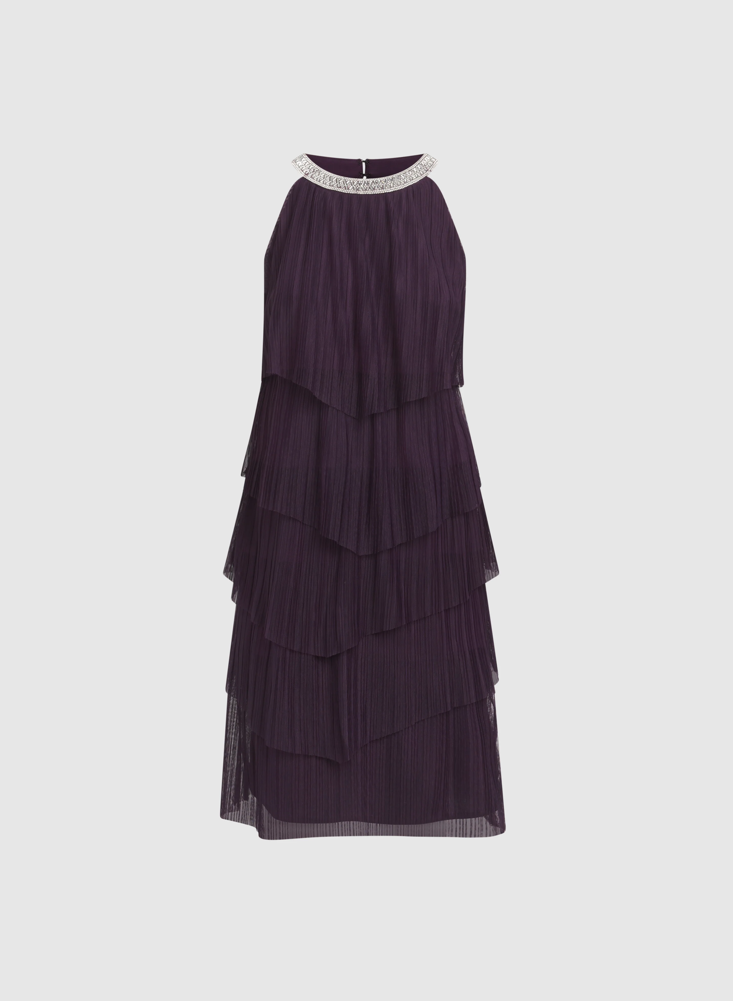 Tiered Mesh Dress - Image 6
