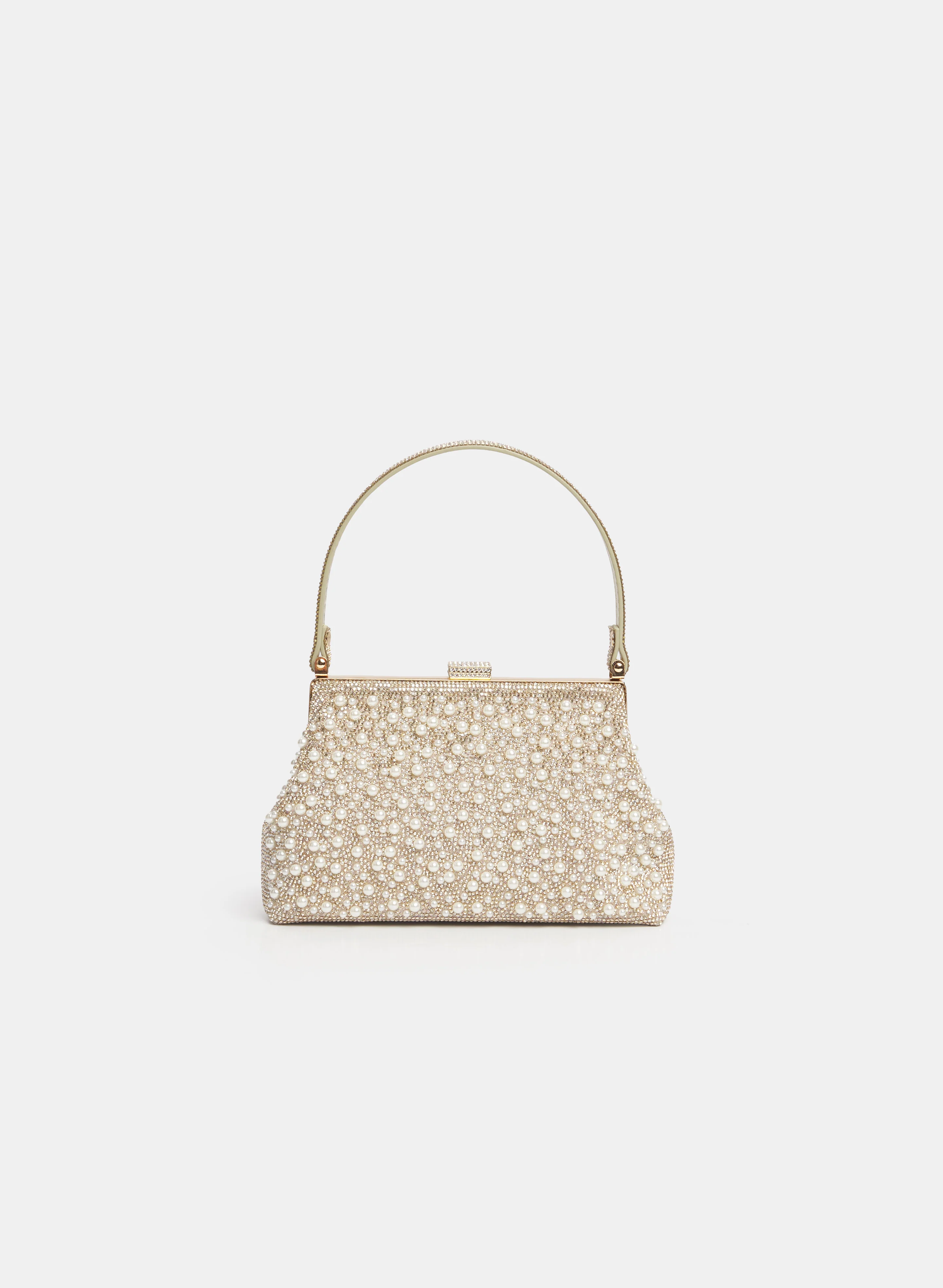 Tonal Beaded Handbag