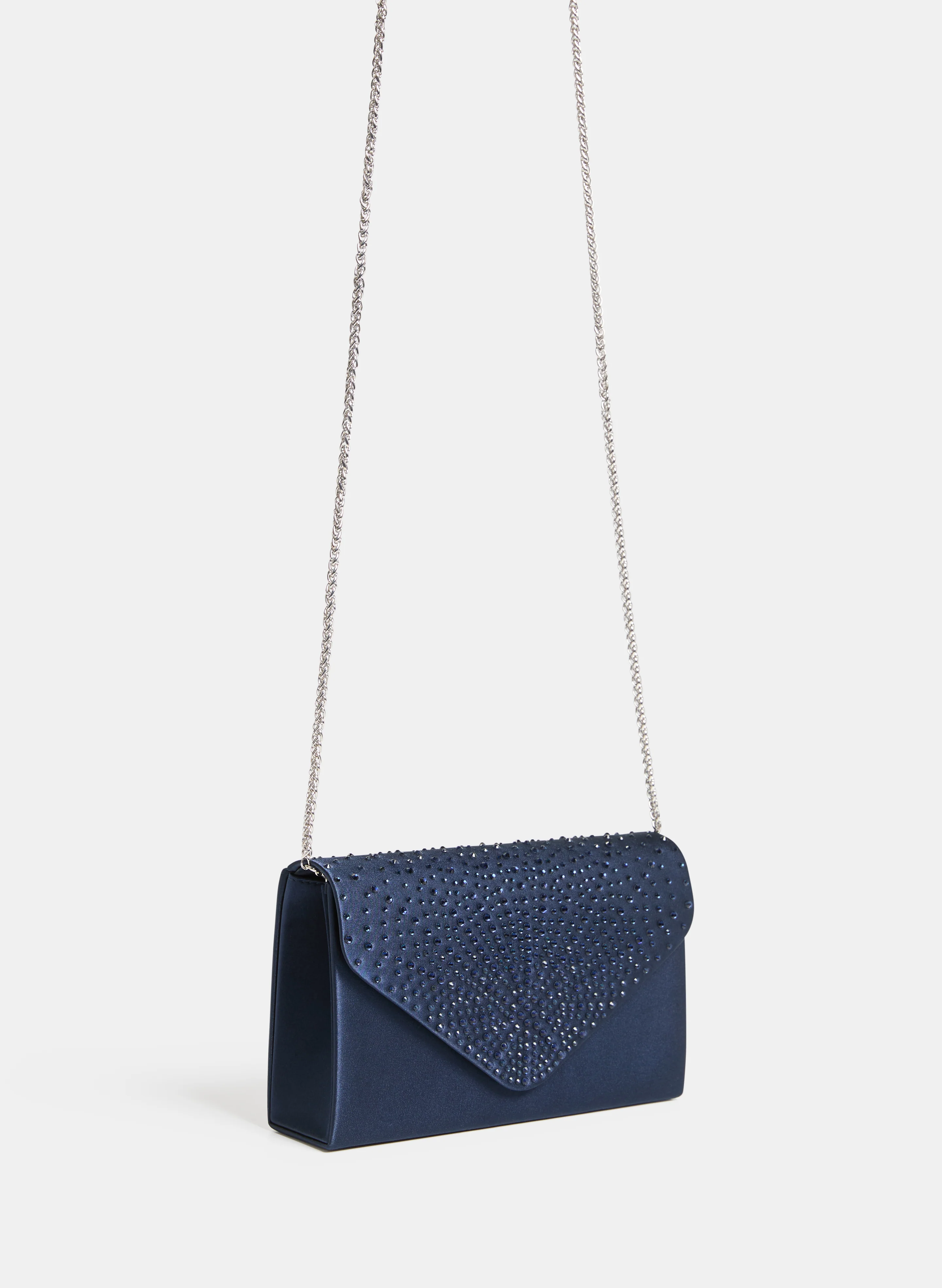 Tonal Crystal Embellished Clutch - Image 3