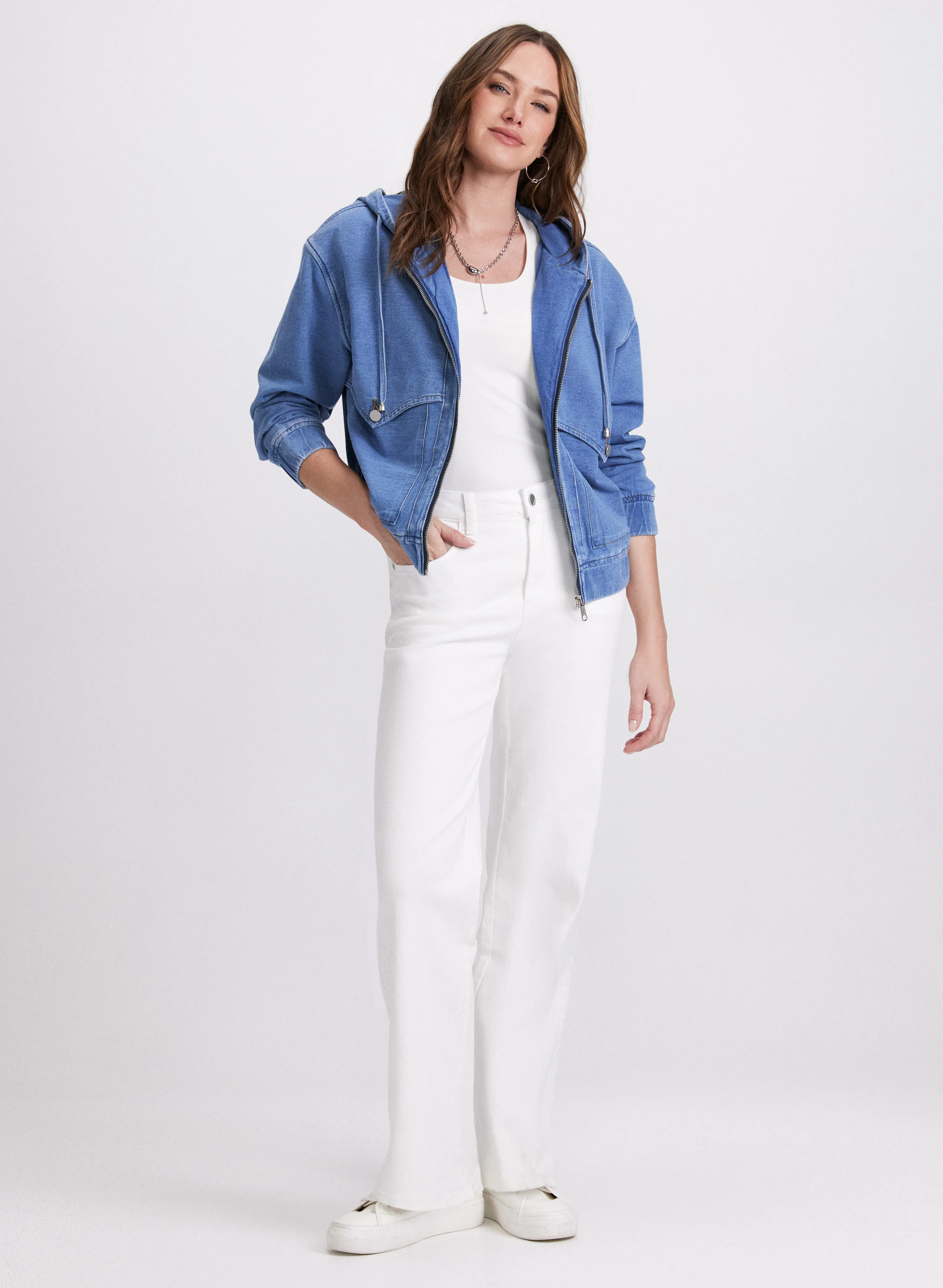 Tonal Embroidered Straight-Leg Jeans - Image 3