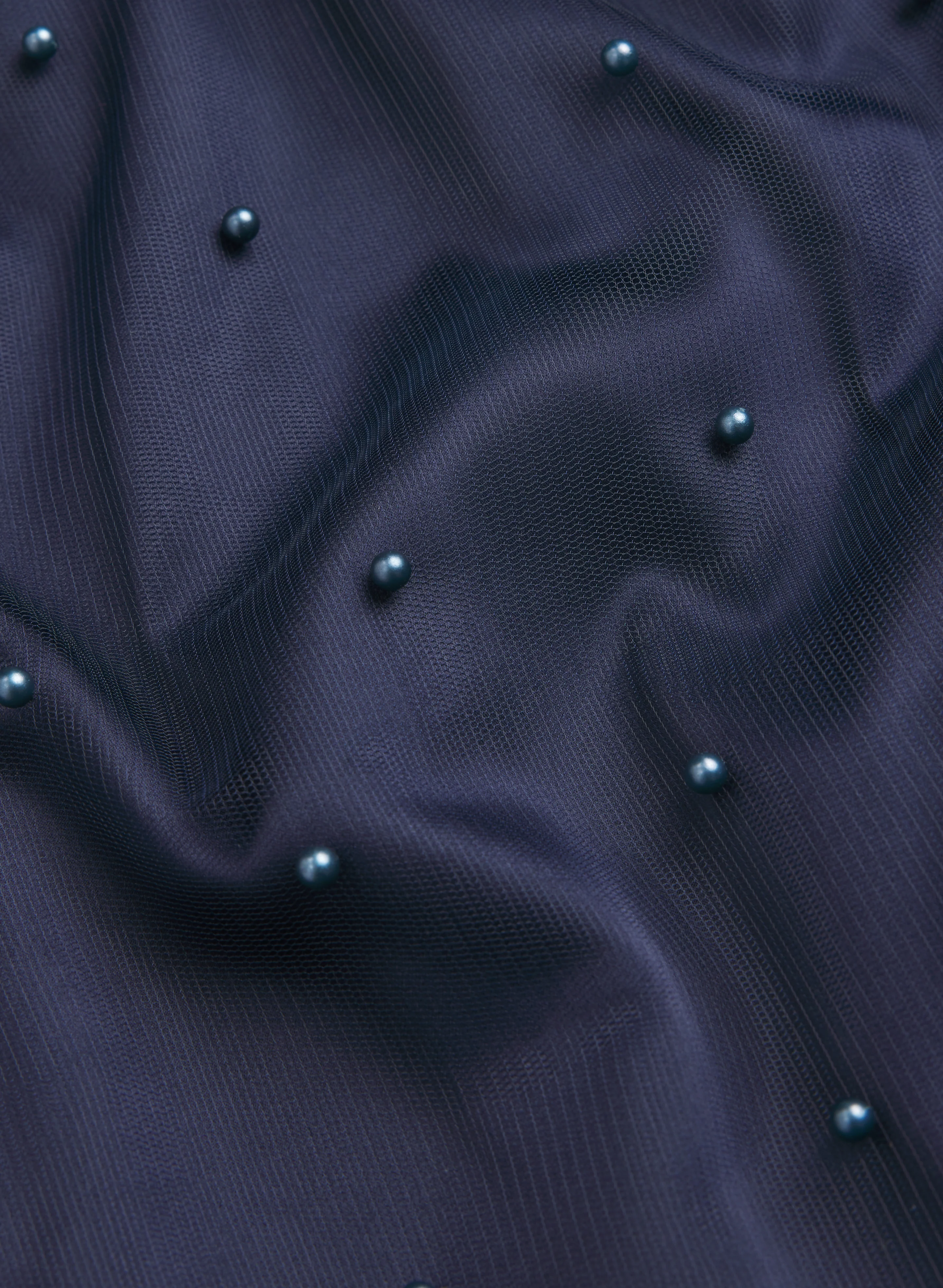 Tonal Pearl Embellished Dress - Image 9