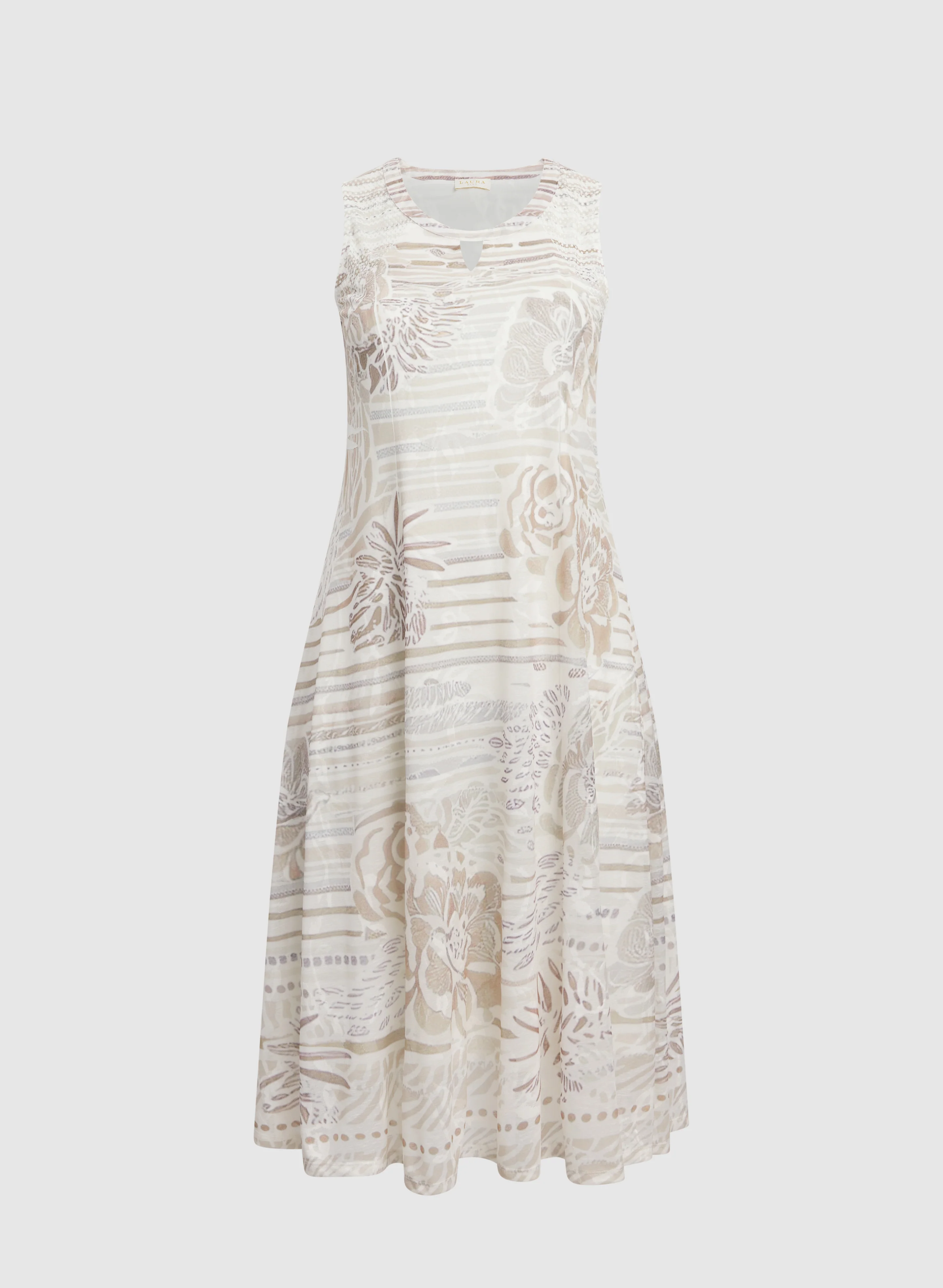 Tonal Printed Dress - Image 5