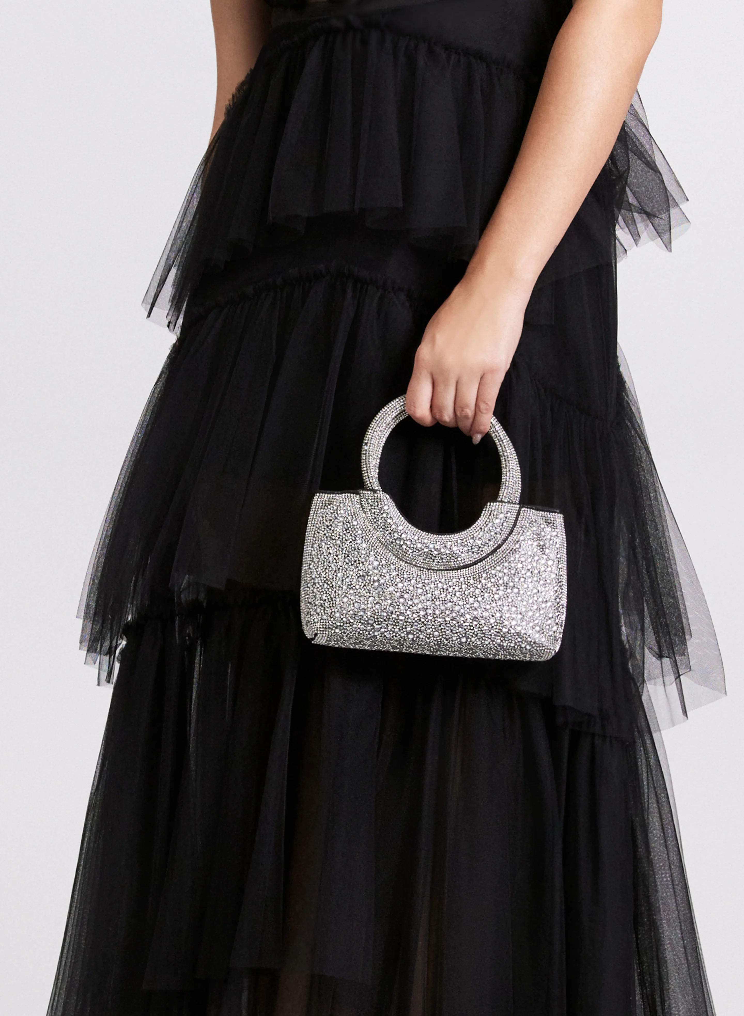 Top Handle Crystal Clutch - Image 3