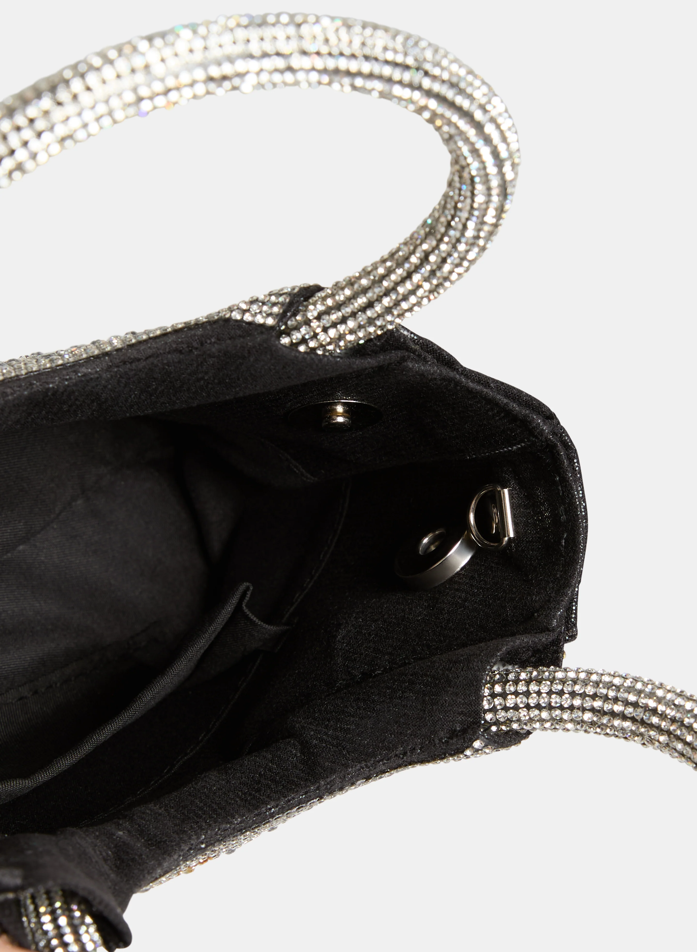 Top Handle Crystal Clutch - Image 4