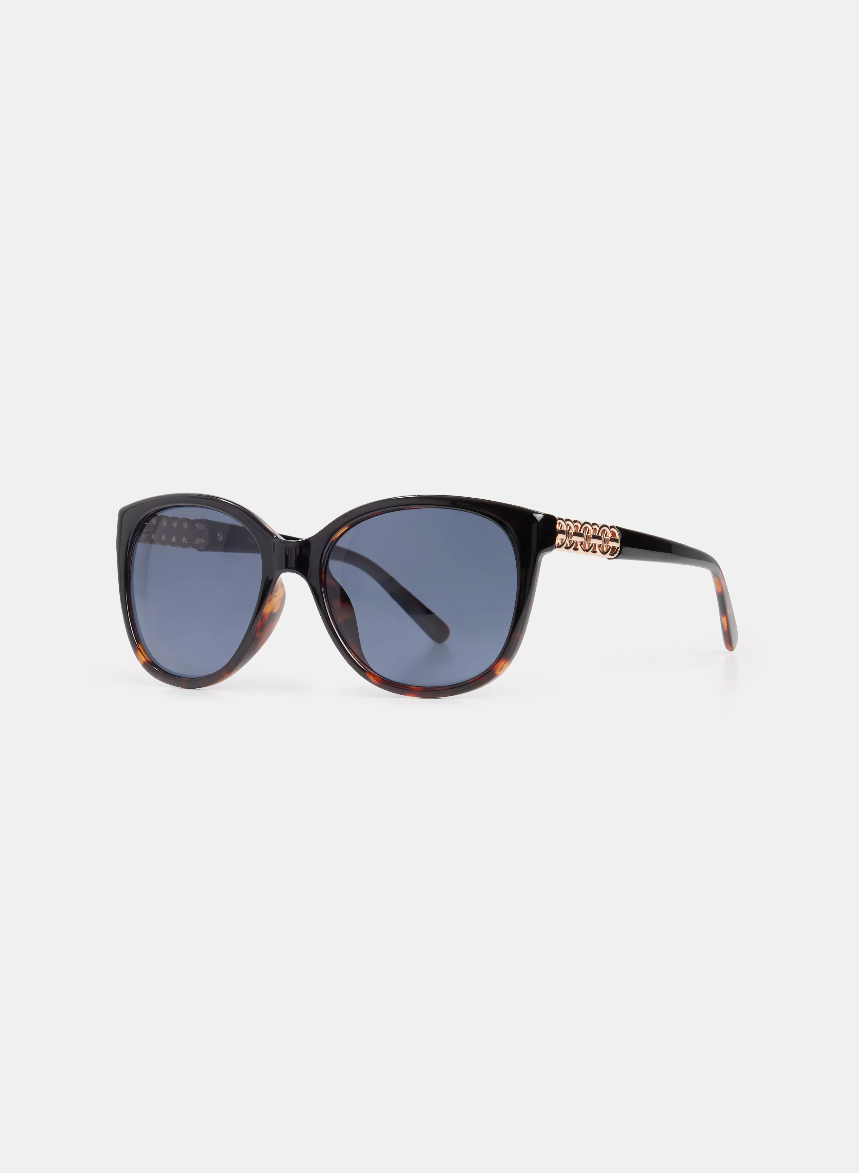 Tortoiseshell Plastic Sunglasses - Image 2