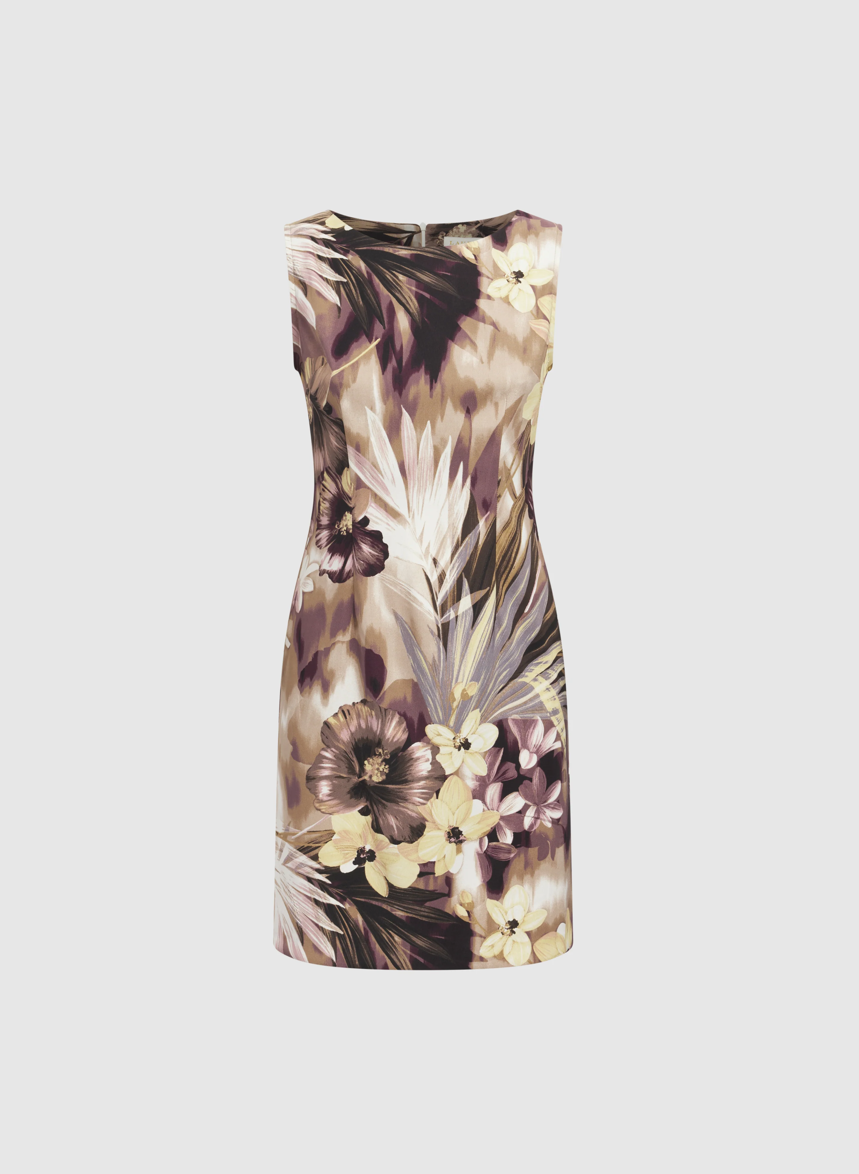 Tropical Floral Print Dress - Image 5