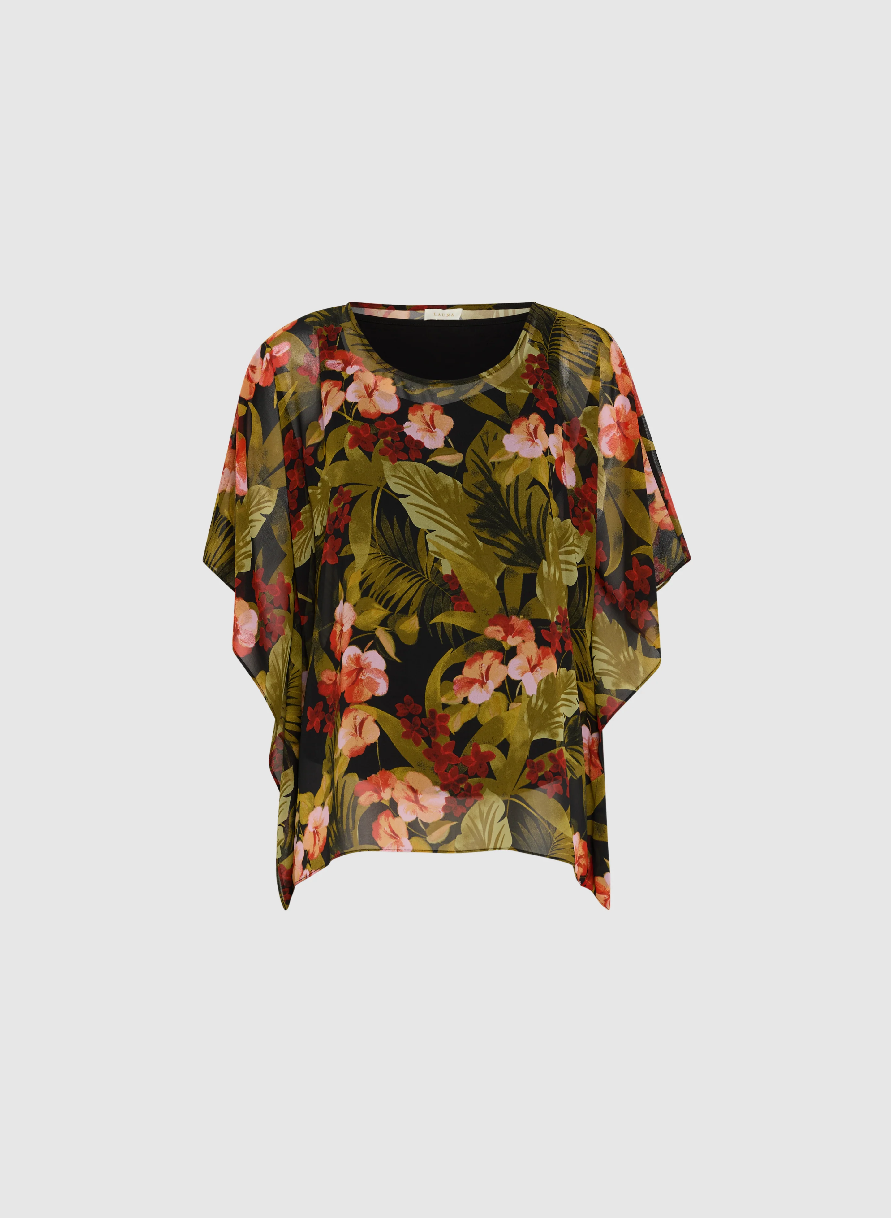 Tropical Print Blouse - Image 6