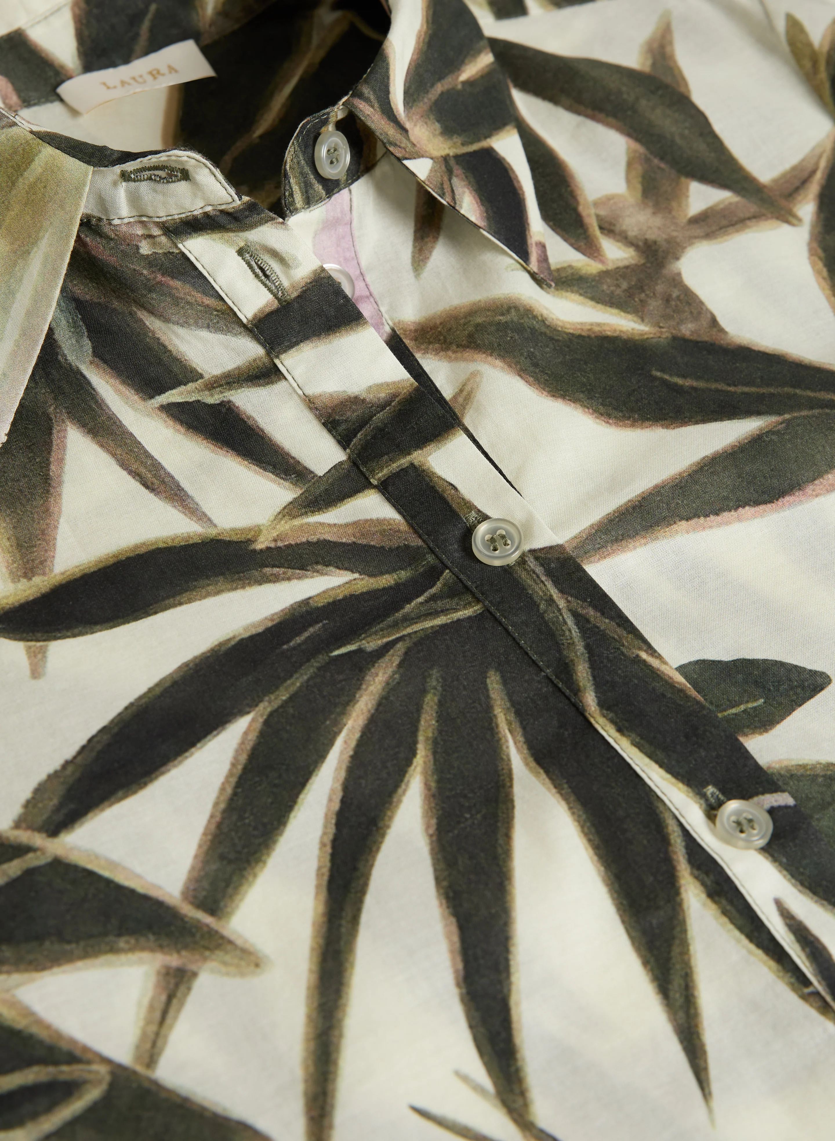 Leaf Print Blouse - Image 7