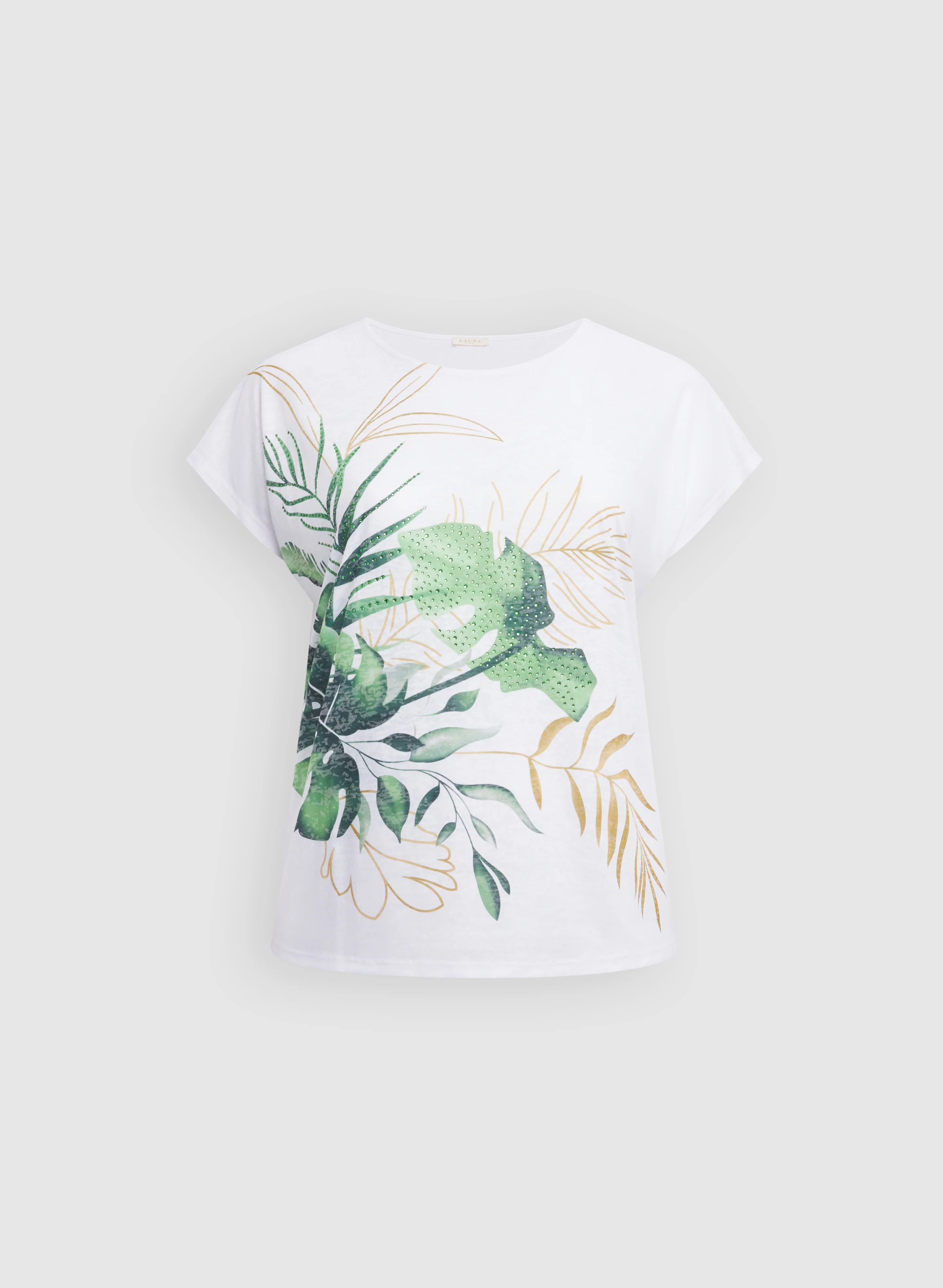 Tropical Print T-Shirt - Image 6