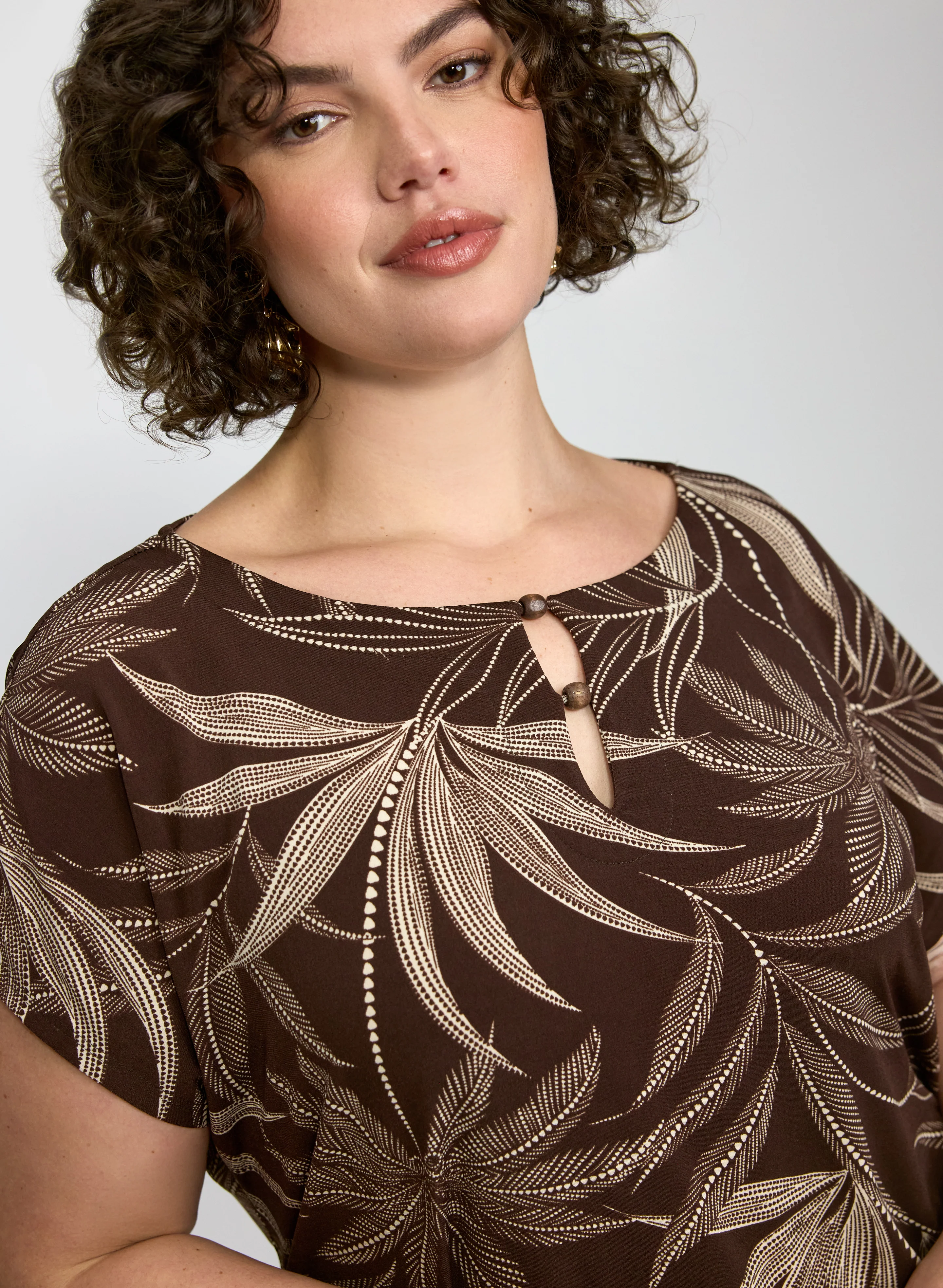 Tropical Print Top - Image 4